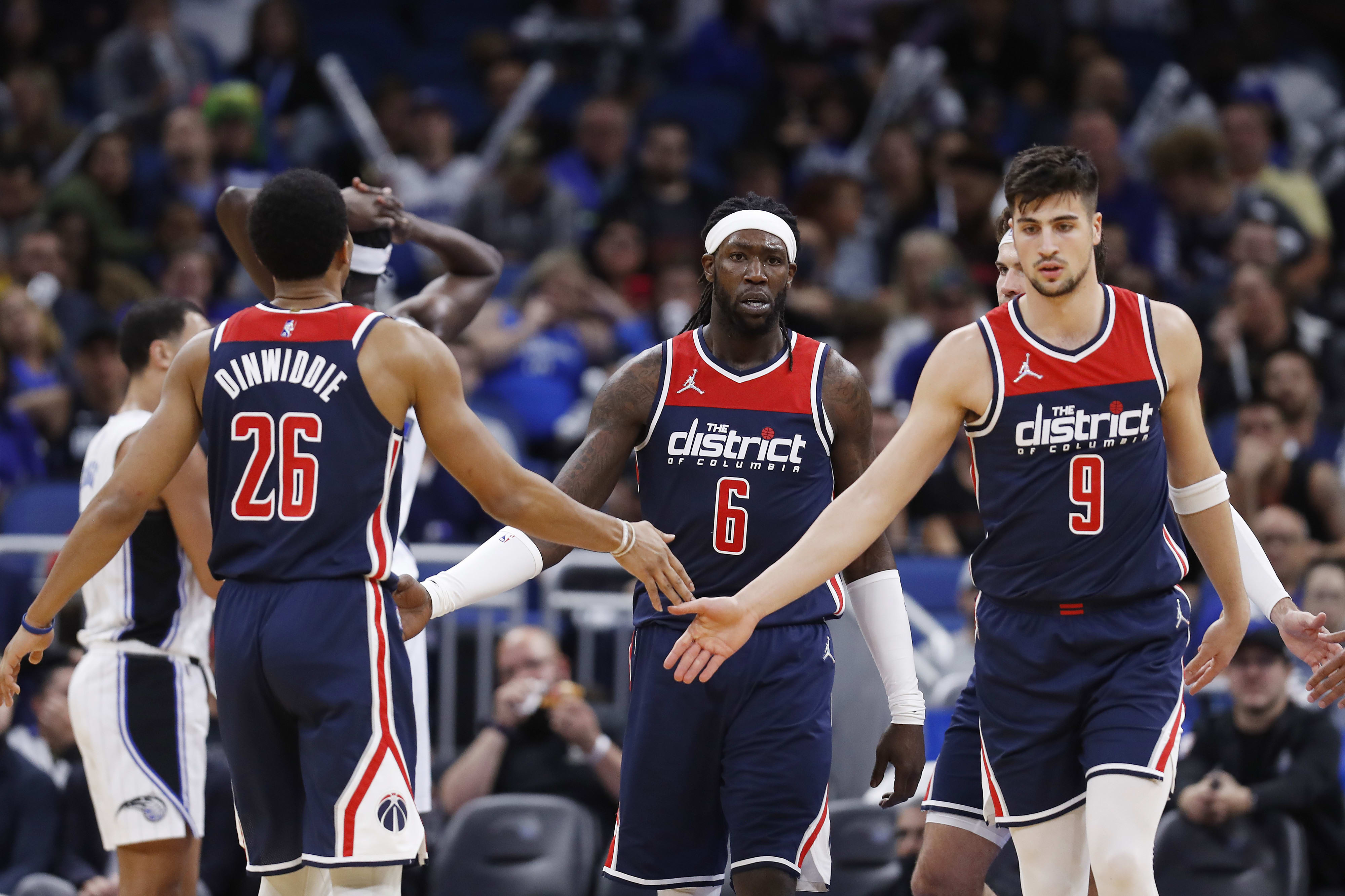 שחקני וושינגטון וויזארדס דני אבדיה, ספנסר דינווידי, מונטרז הארל