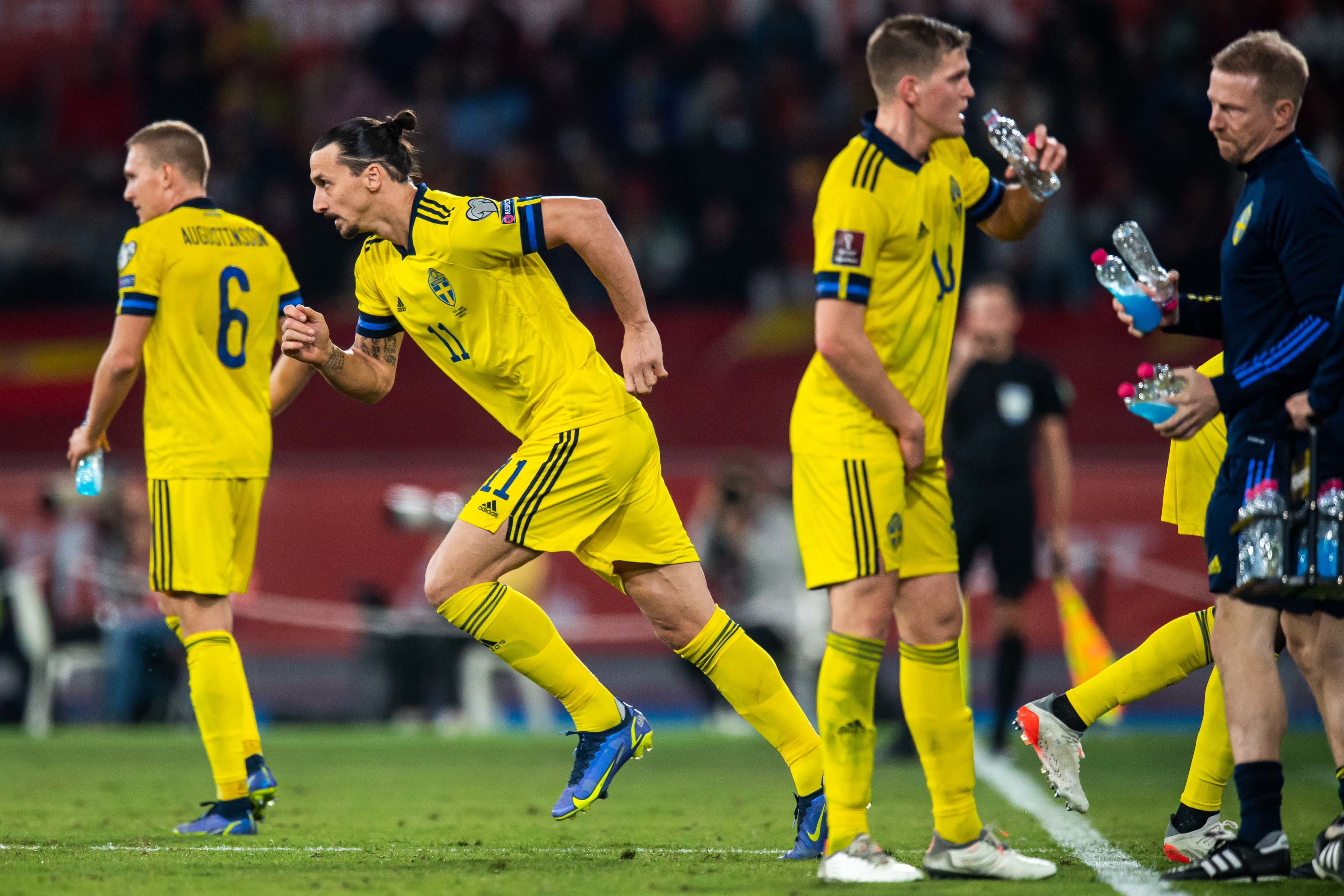 זלאטן איברהימוביץ' שחקן נבחרת שבדיה