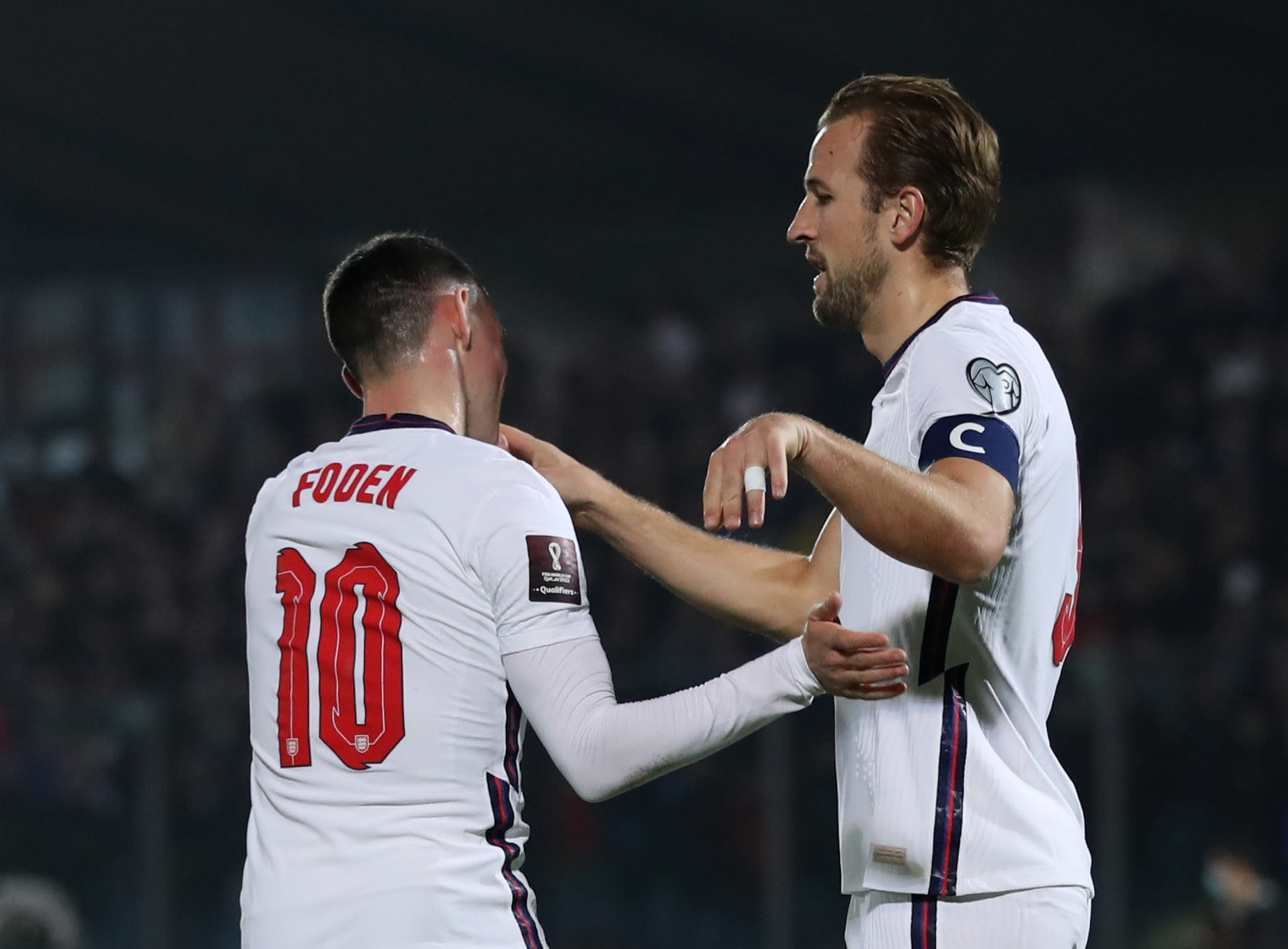 הארי קיין עם פיל פודן, נבחרת אנגליה