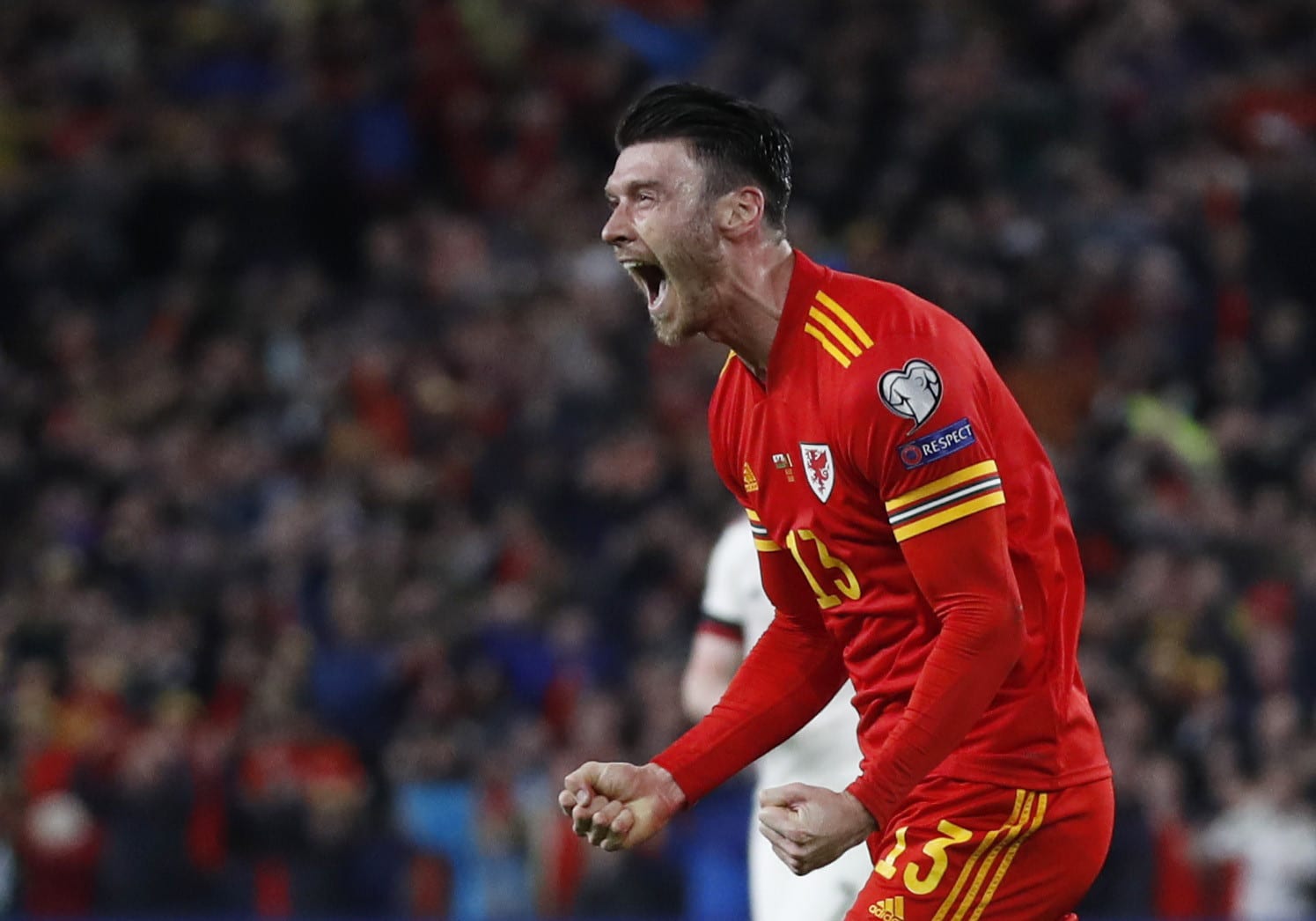 שחקן נבחרת ויילס קיפר מור