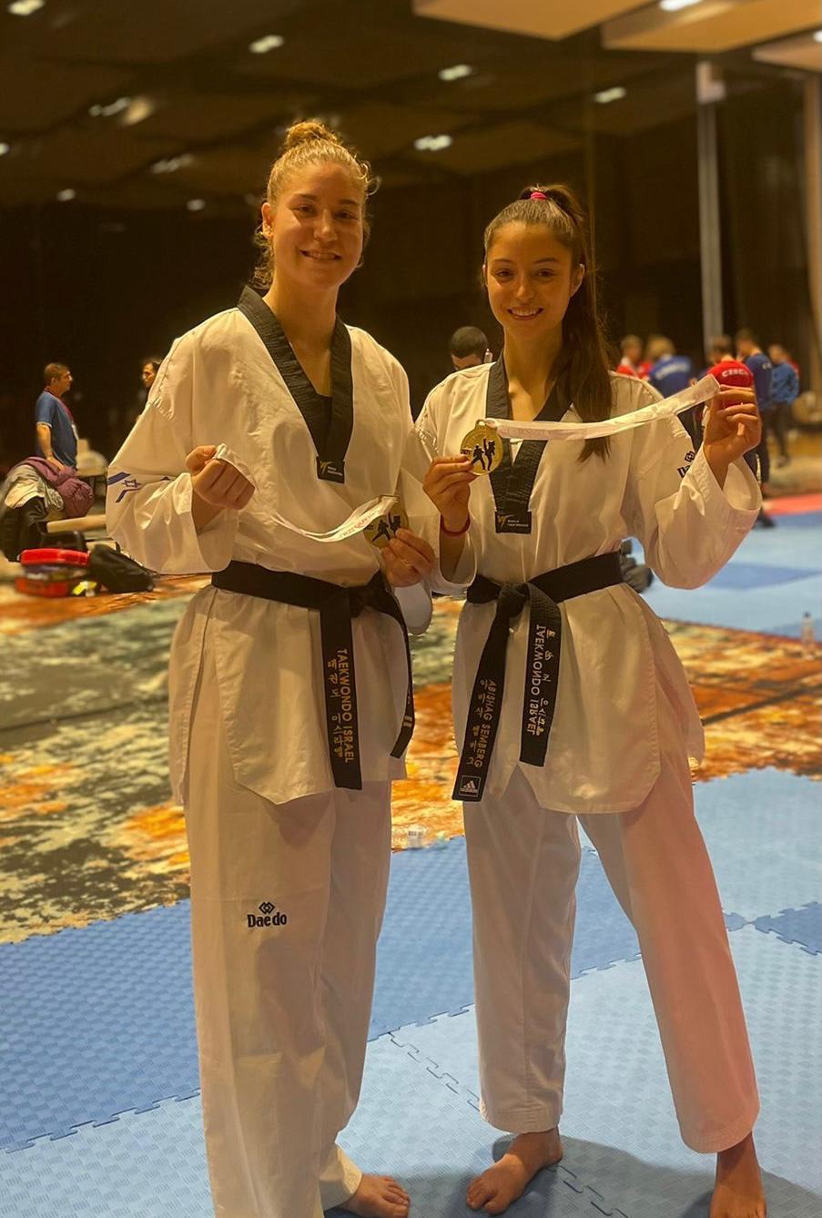 אבישג סמברג דנה אזרן טקוואנדו