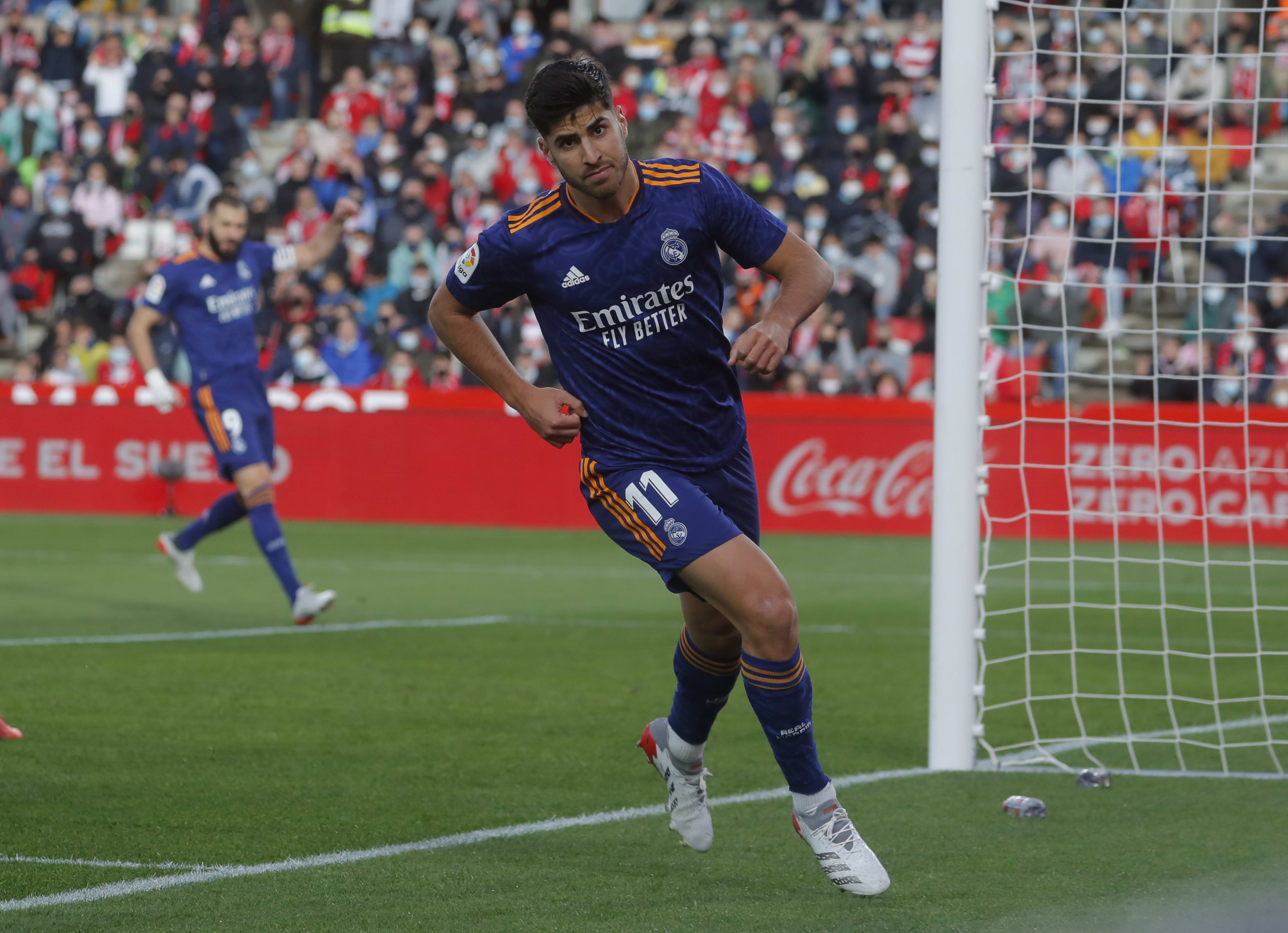 שחקן ריאל מדריד מרקו אסנסיו חוגג