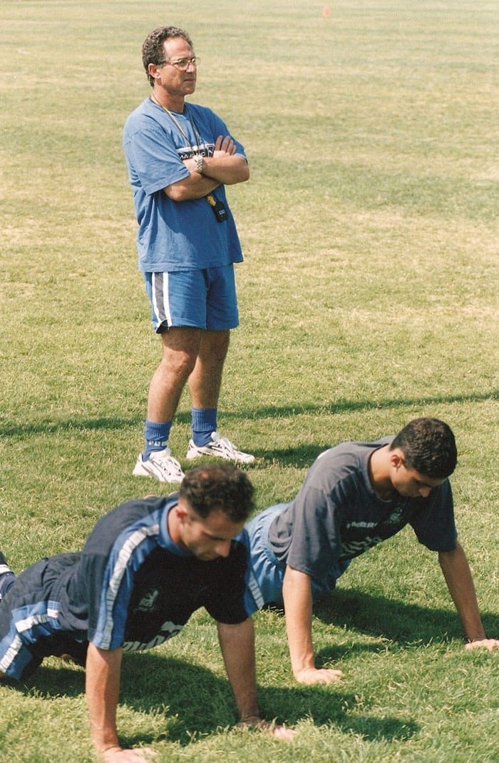 גיורא שפיגל באימון בני יהודה