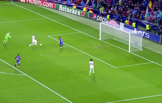 ההחמצה של בנפיקה בדקה האחרונה מול ברצלונה