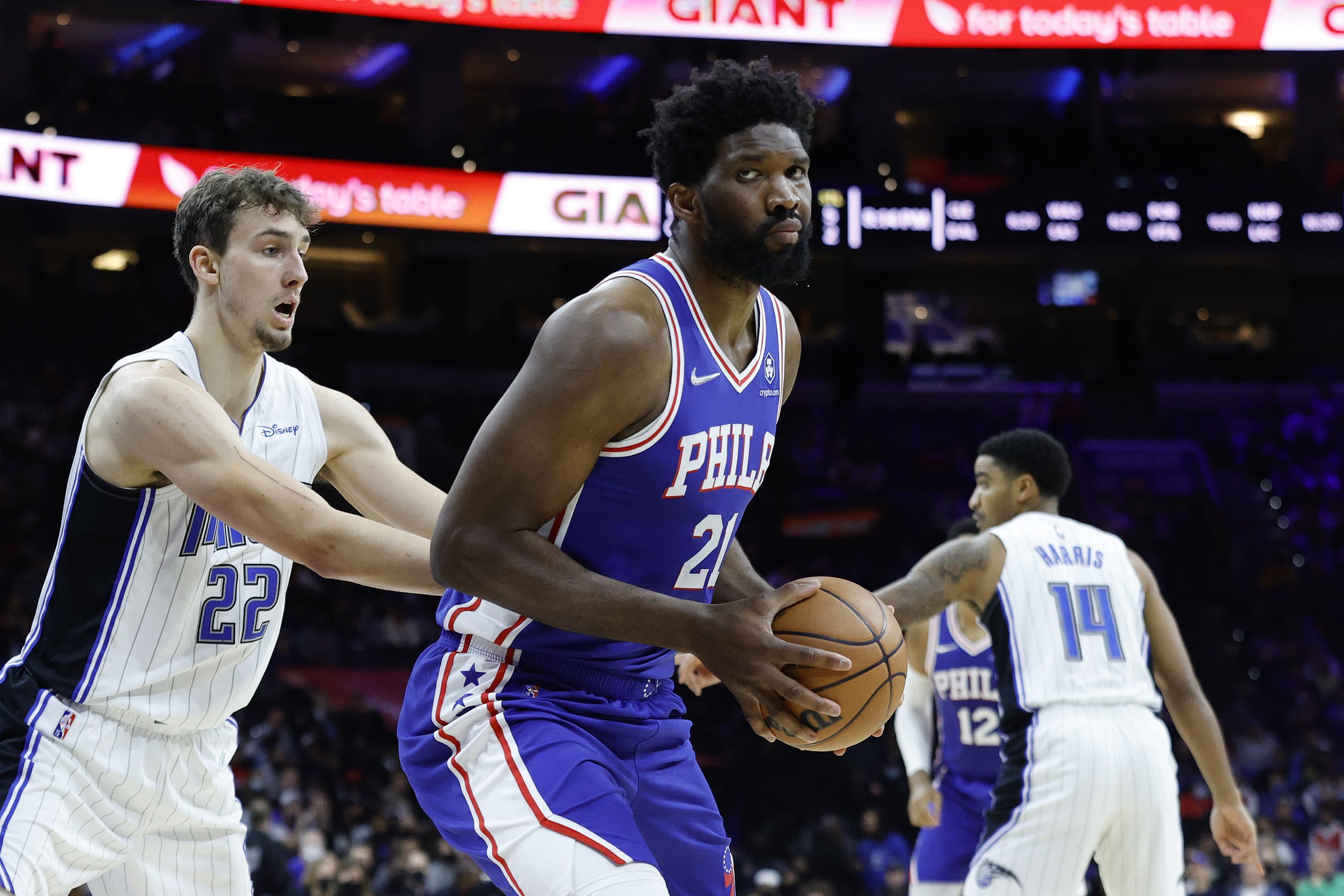 שחקן פילדלפיה ג'ואל אמביד