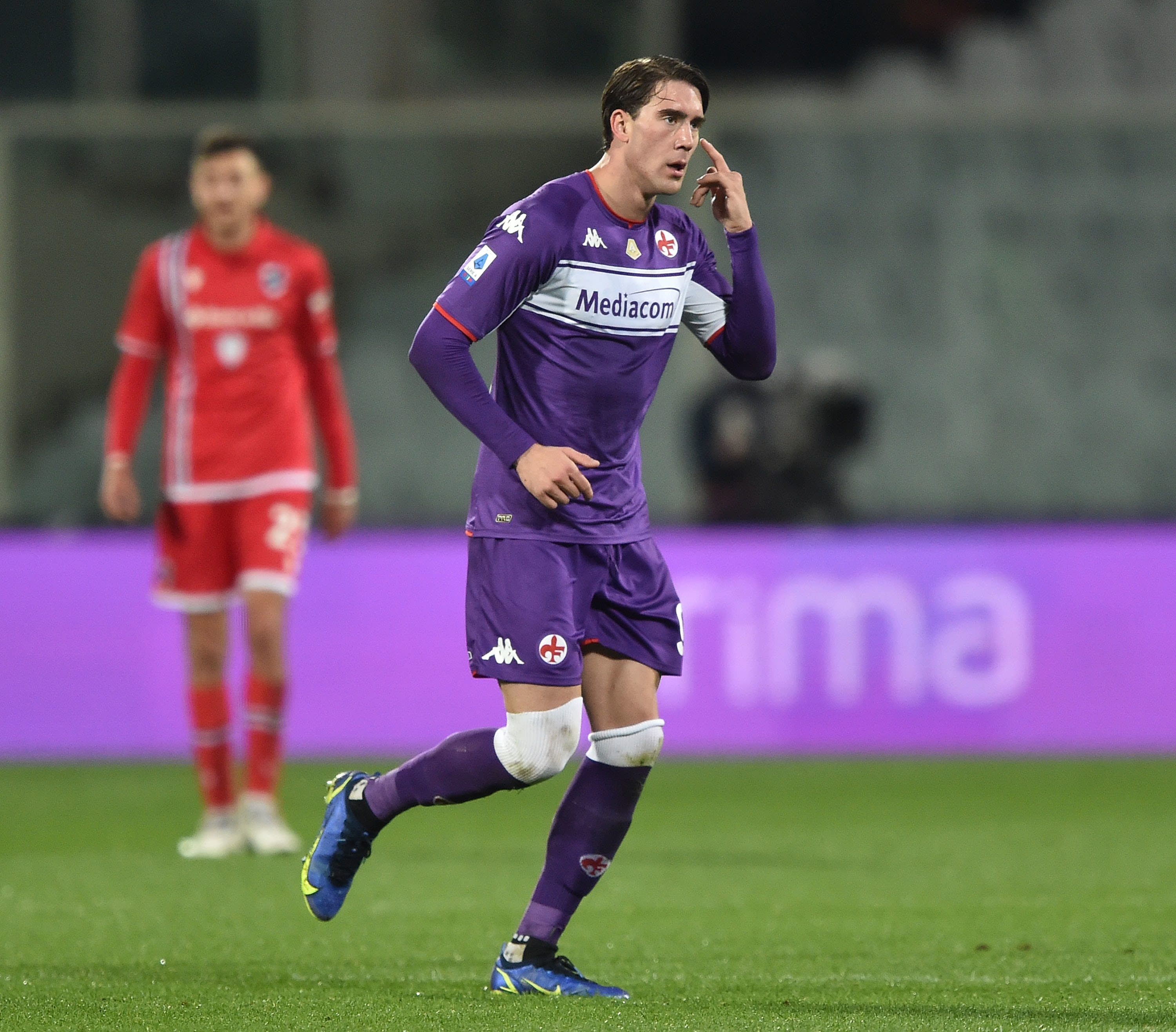 דושאן ולאחוביץ', שחקן פיורנטינה חוגג