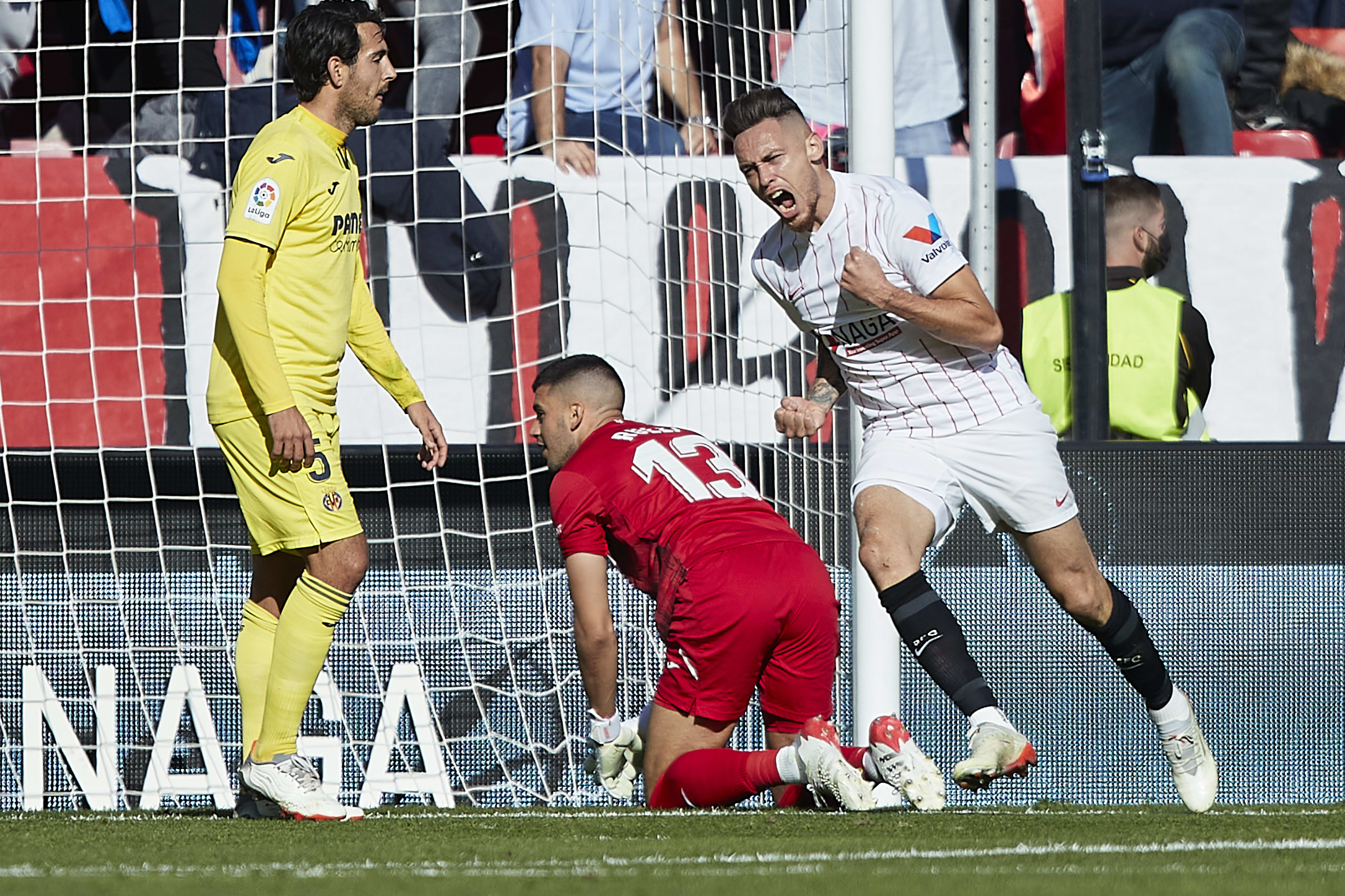 לוקאס אוקמפוס, שחקן סביליה חוגג