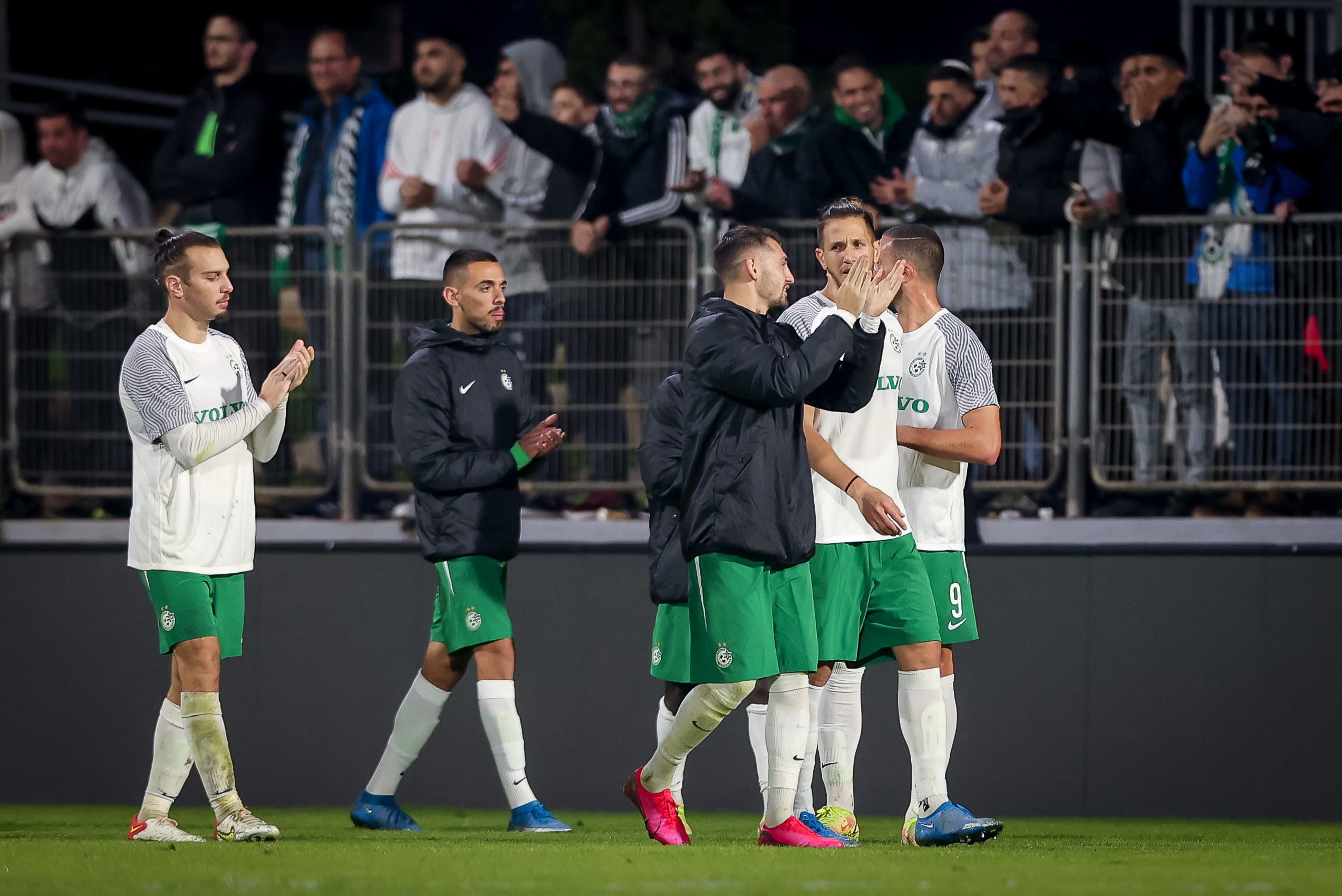 רמי גרשון, עומר אצילי, מאור לוי, שון גולדברג שחקני מכבי חיפה