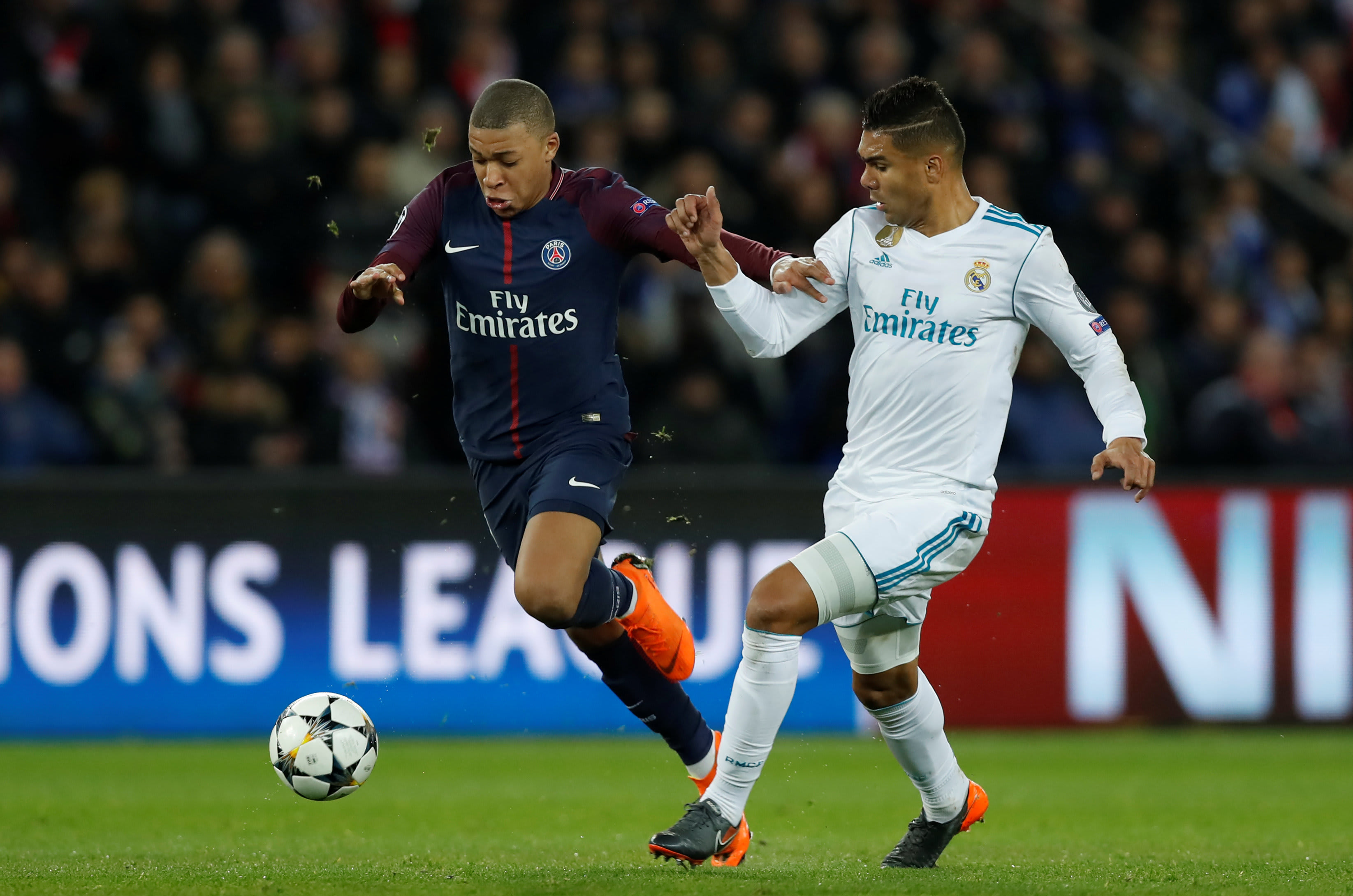 קיליאן אמבפה מול קאסמירו, ריאל מדריד מול פריס סן ז'רמן