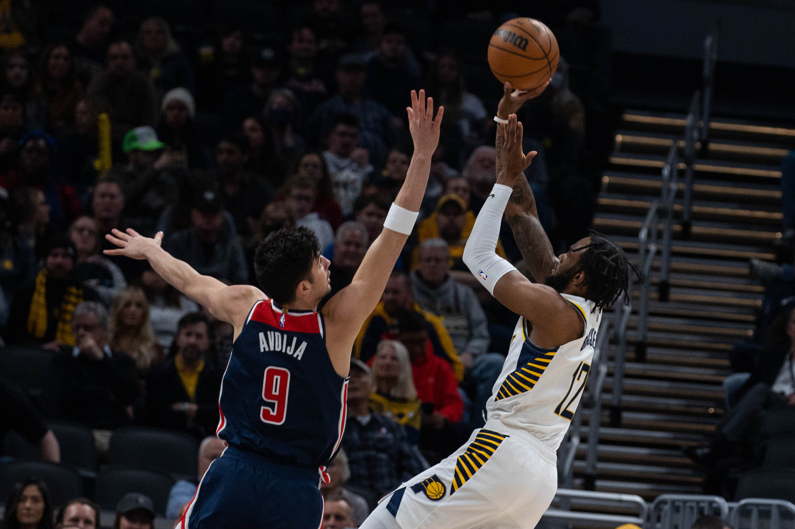 שחקן וושינגטון וויזארדס דני אבדיה מול אינדיאנה פייסרס