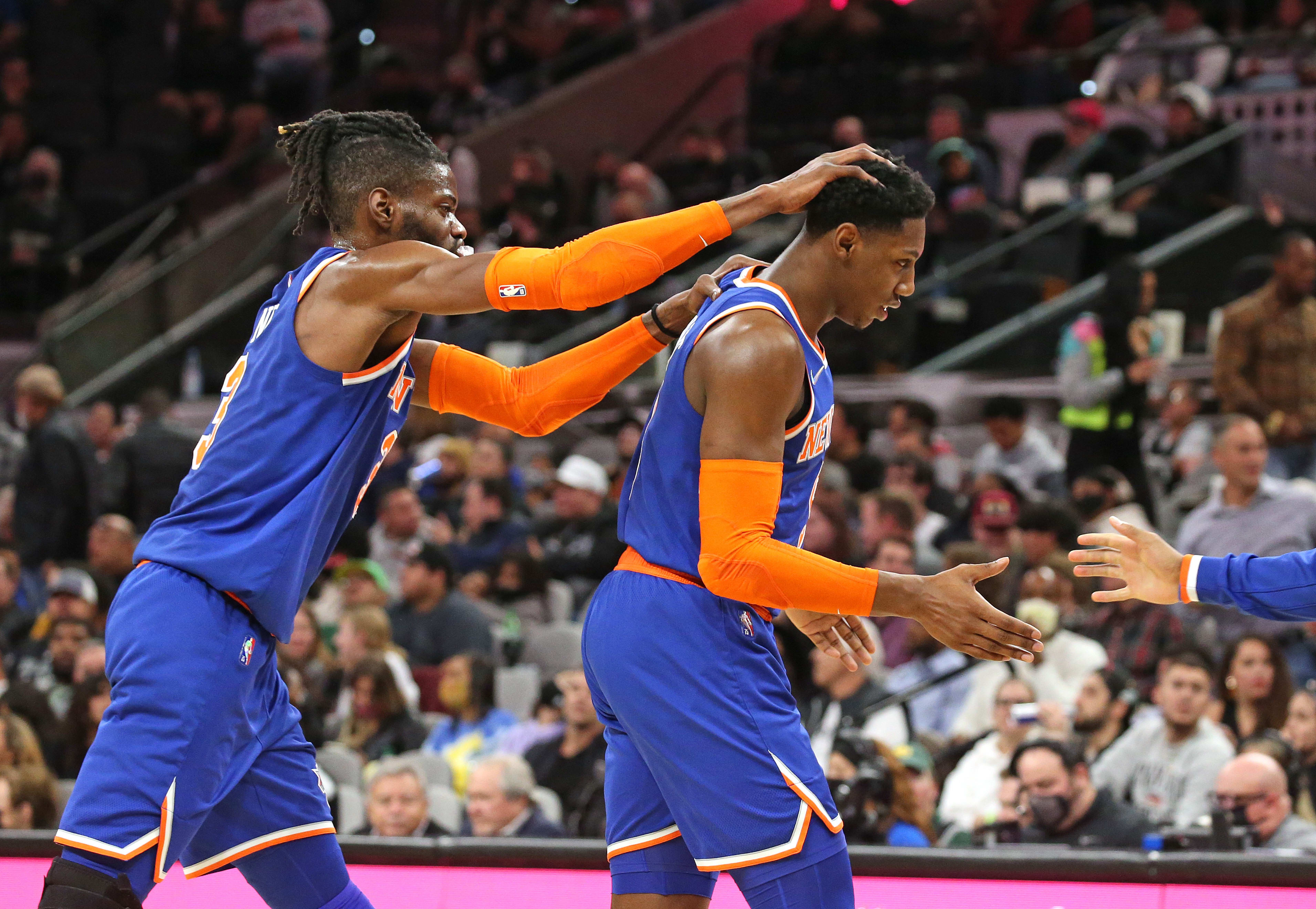 שחקני ניו יורק ניקס נרלנס נואל אר. ג'יי בארט