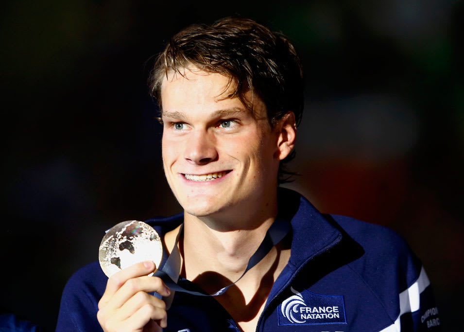 יאניק אנייל, שחיין צרפתי עם מדליית הזהב, אליפות העולם בשחייה