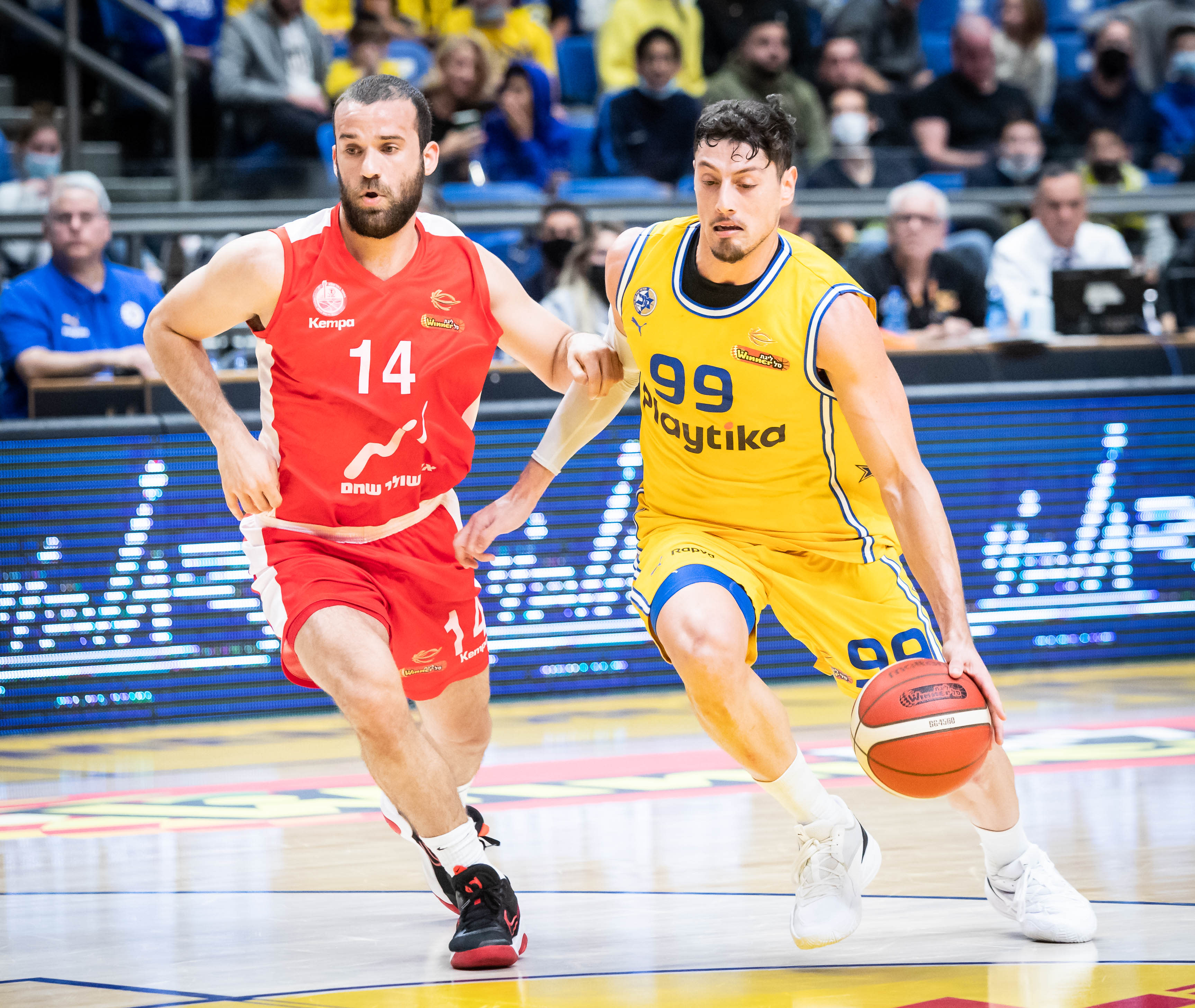 יפתח זיו, מכבי תל אביב מול נטע סגל, הפועל באר שבע