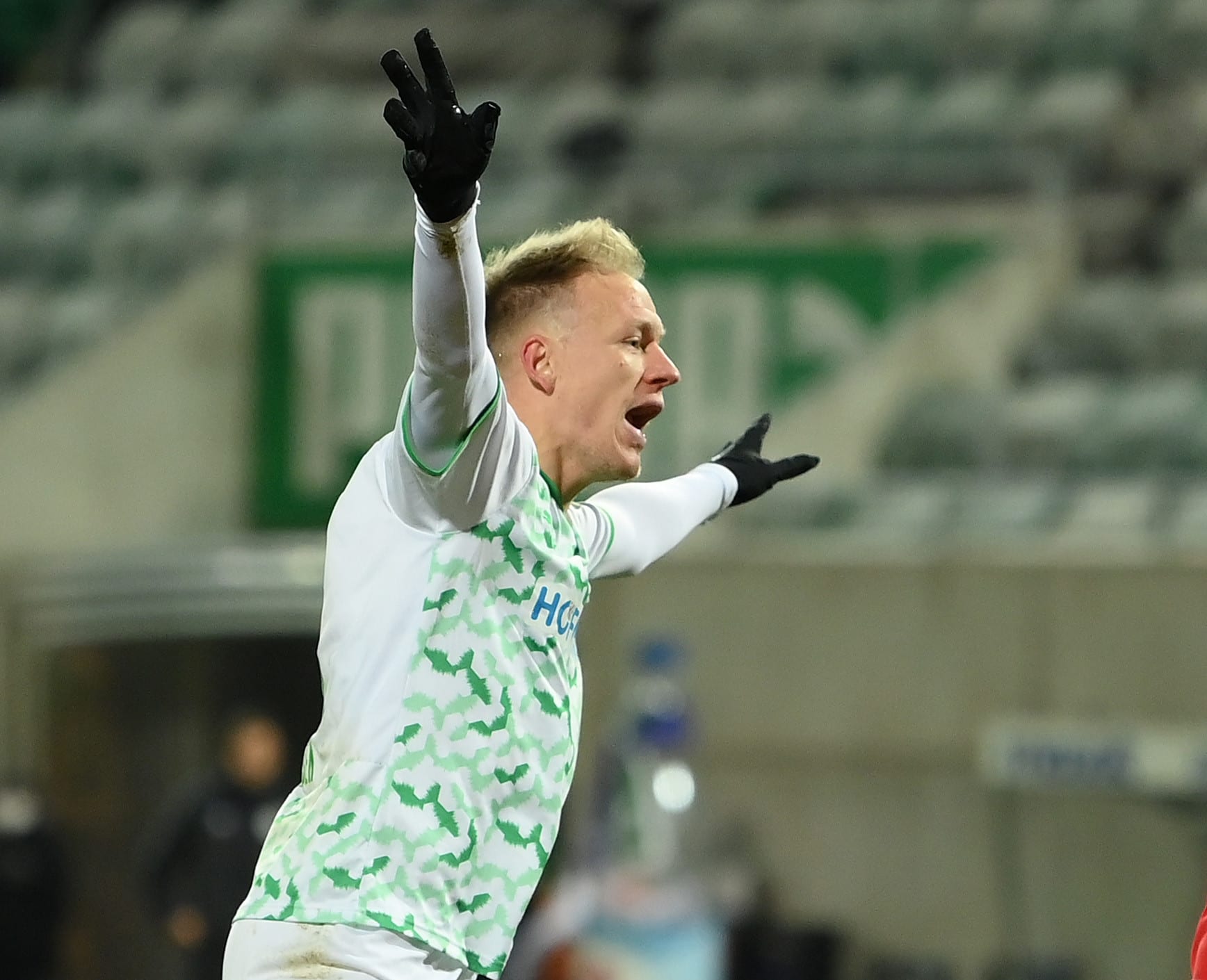 הבארד נילסן שחקן גרויטר פירת חוגג שער