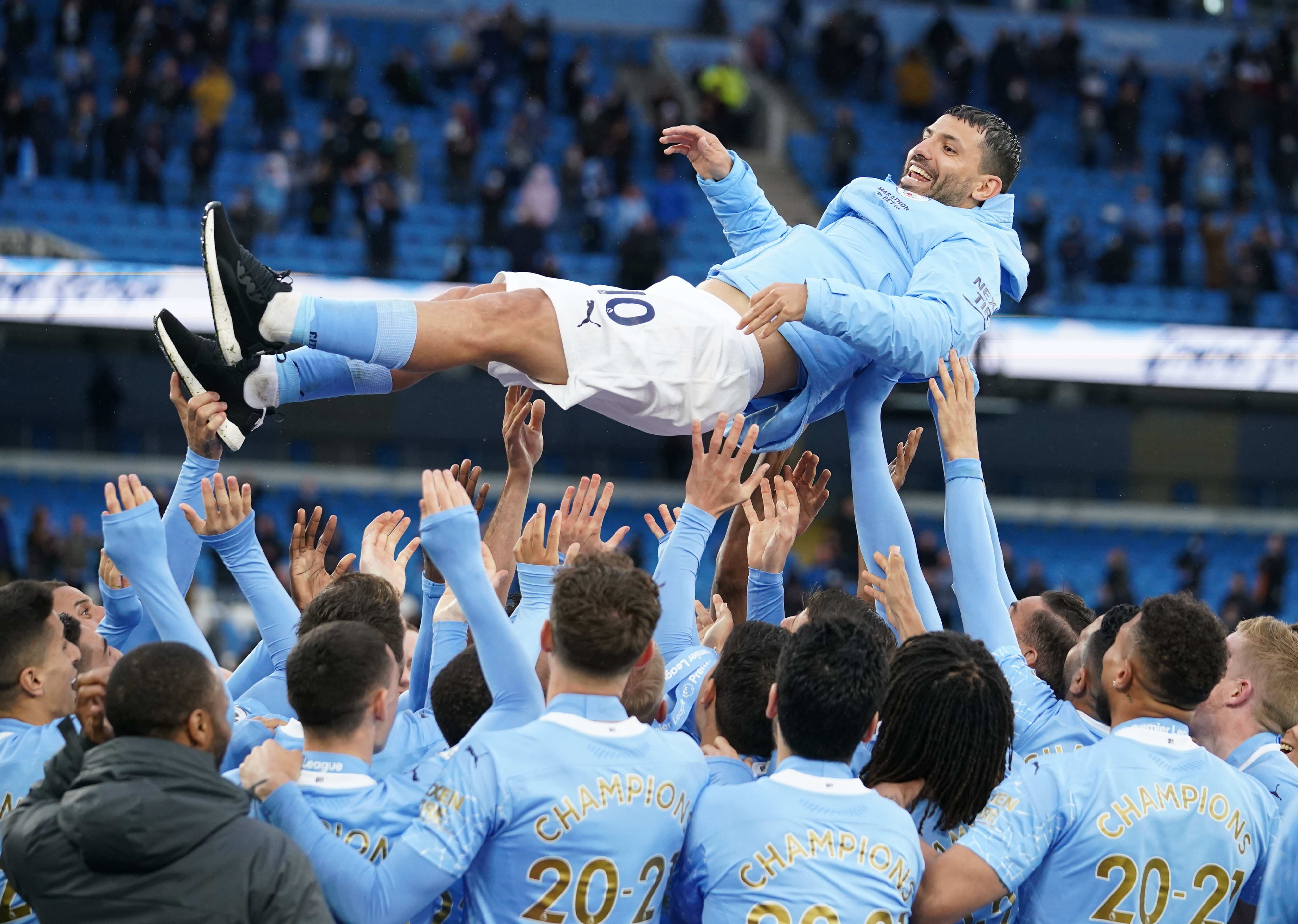 שחקן מנצ'סטר סיטי סרחיו אגוארו