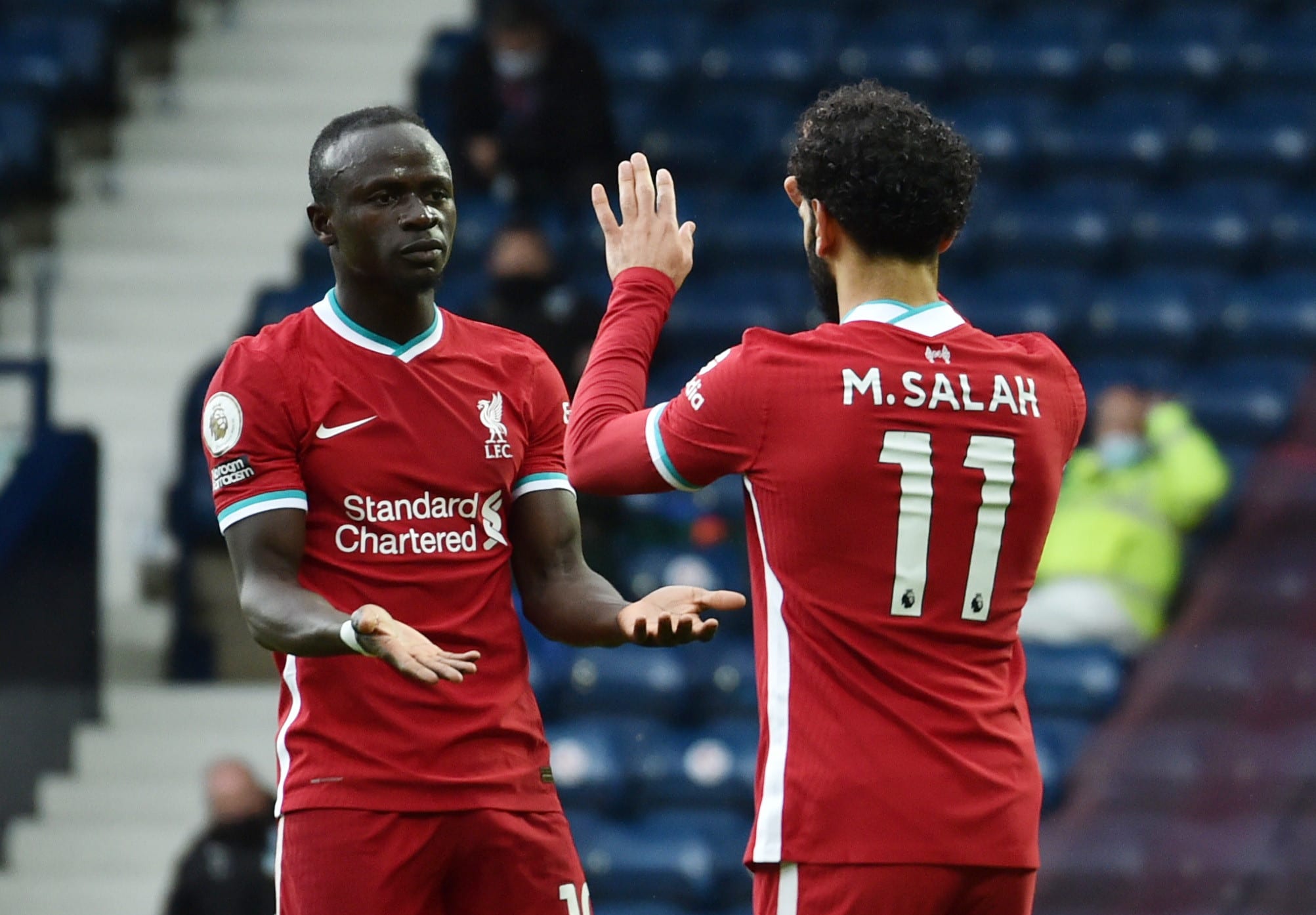 שחקני ליברפול מוחמד סלאח, סאדיו מאנה