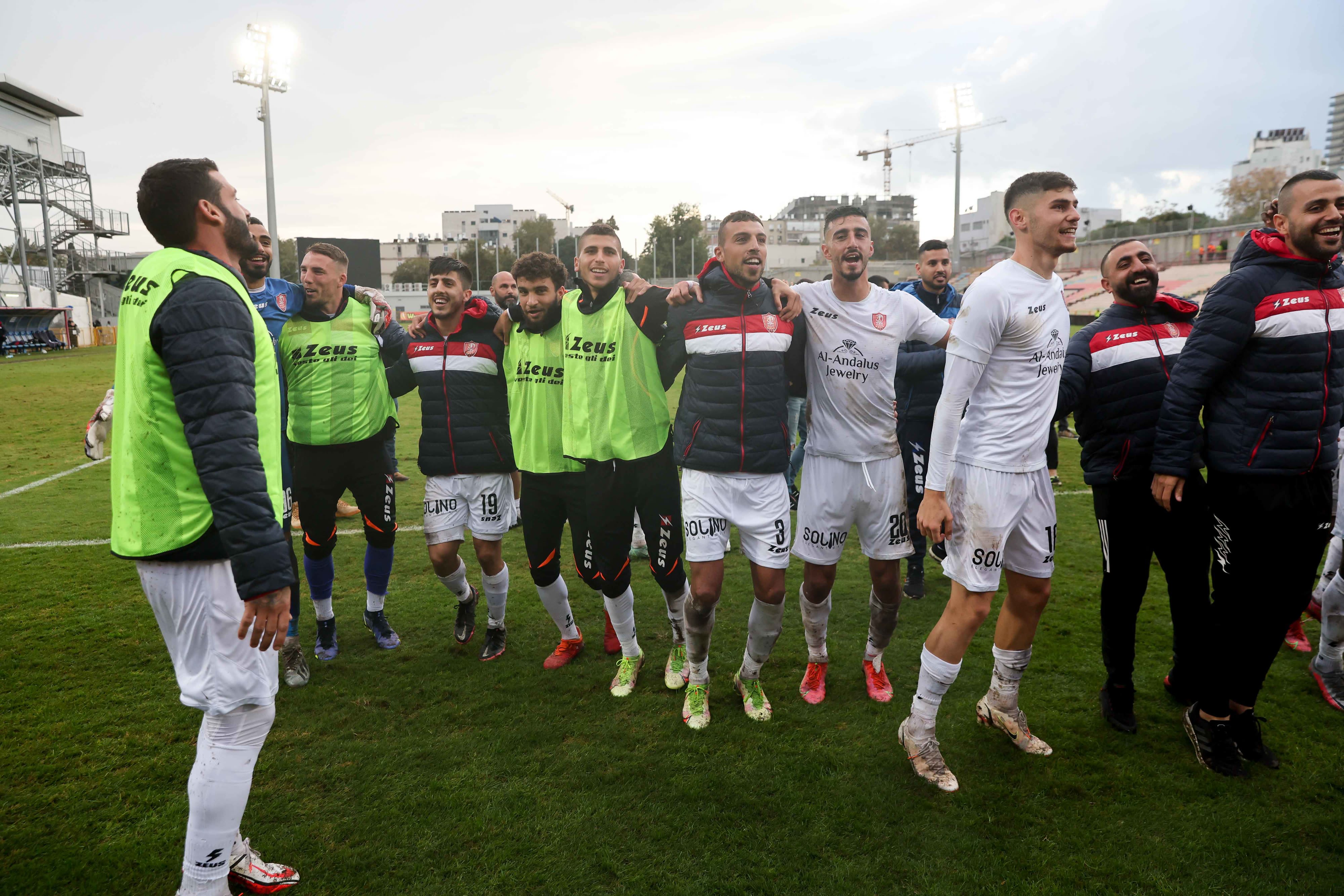 שחקני הפועל אום אל פאחם