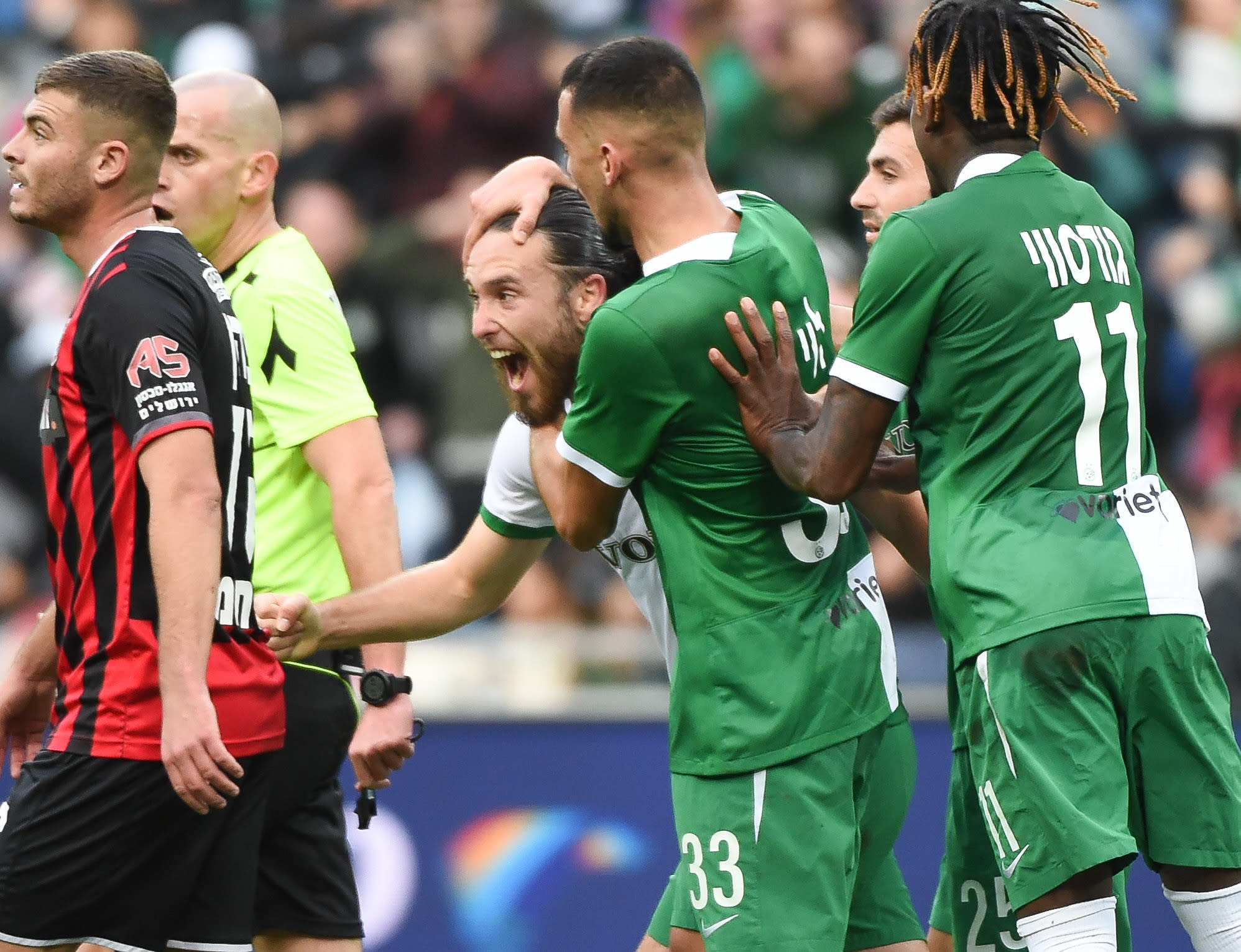 עופרי ארד מכבי חיפה חוגג