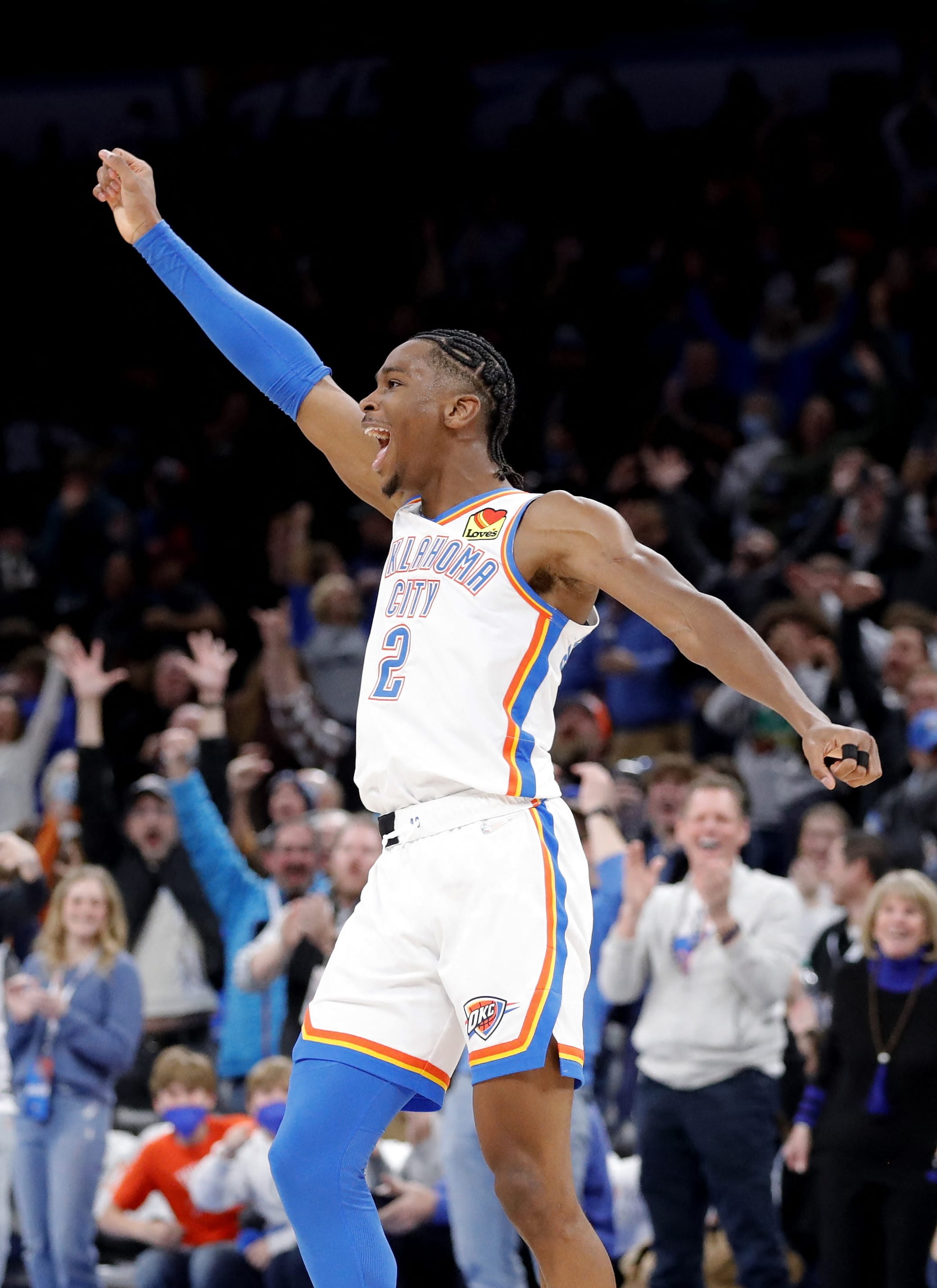 שיי גילג'ס אלכסנדר, אוקלהומה סיטי ת'אנדר, חוגג סל ניצחון