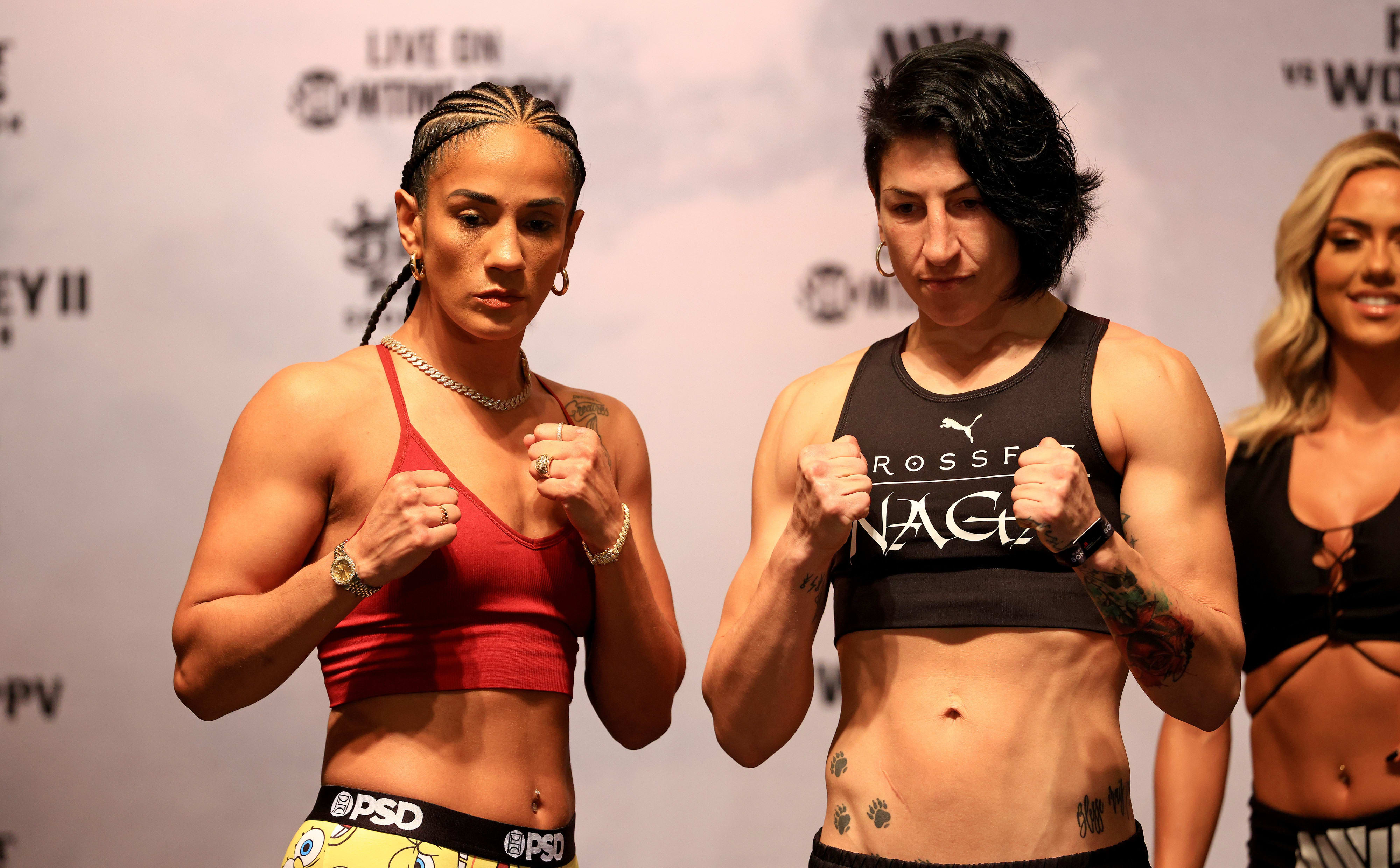 אמנדה סראנו, מירים גוטיירס, שתי המתאגרפות לפני הקרב