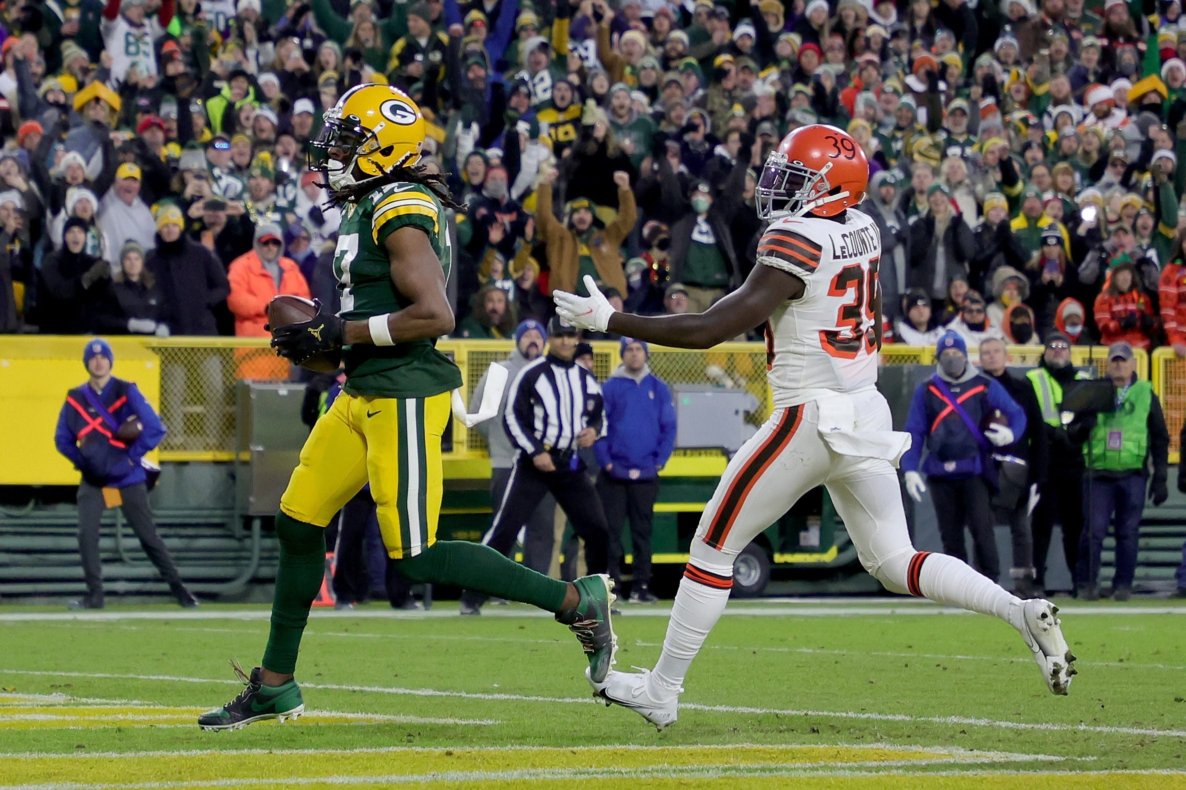 שחקן גרין ביי פאקרס דבאנטה אדאמס