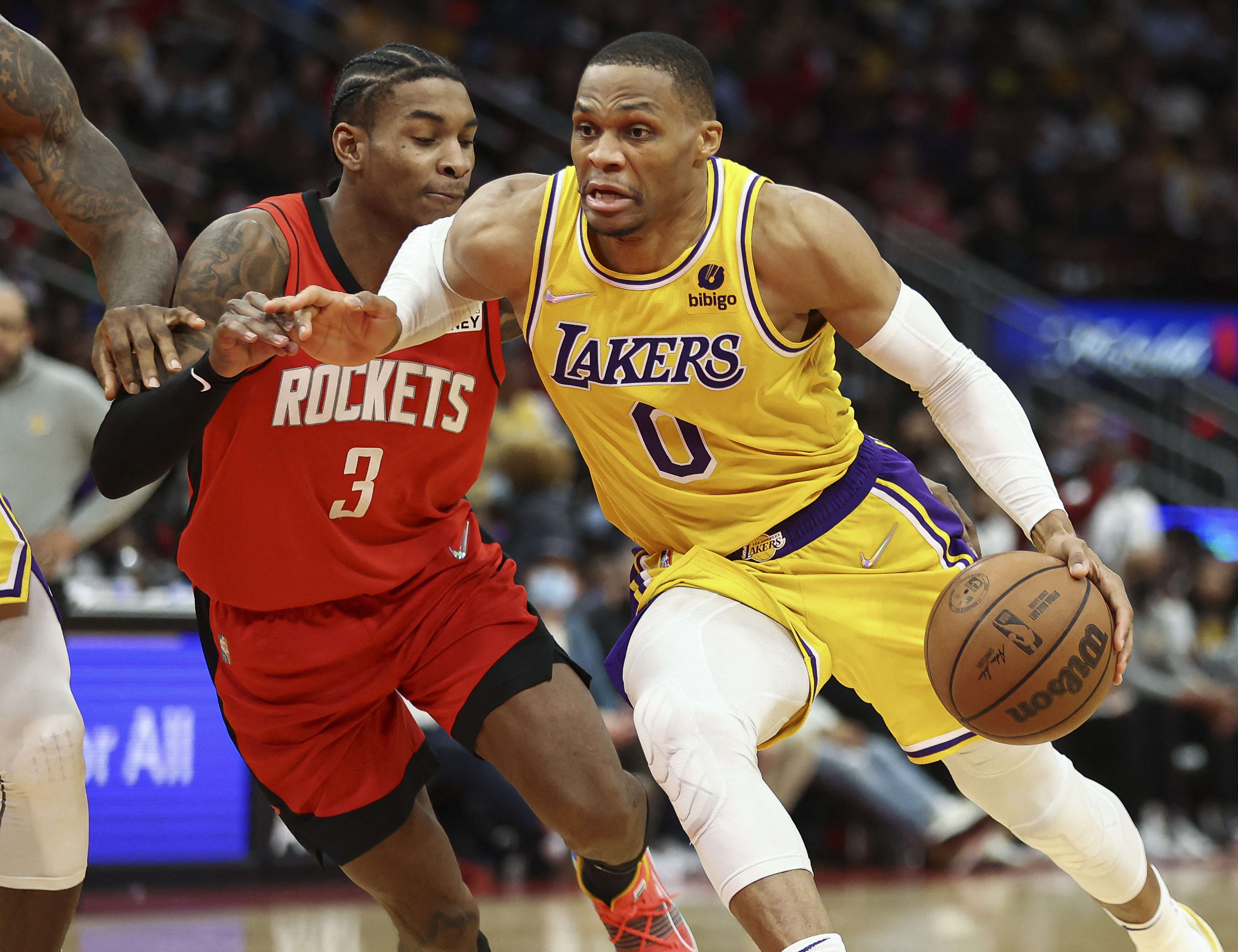 ראסל ווסטברוק, לייקרס מול יוסטון