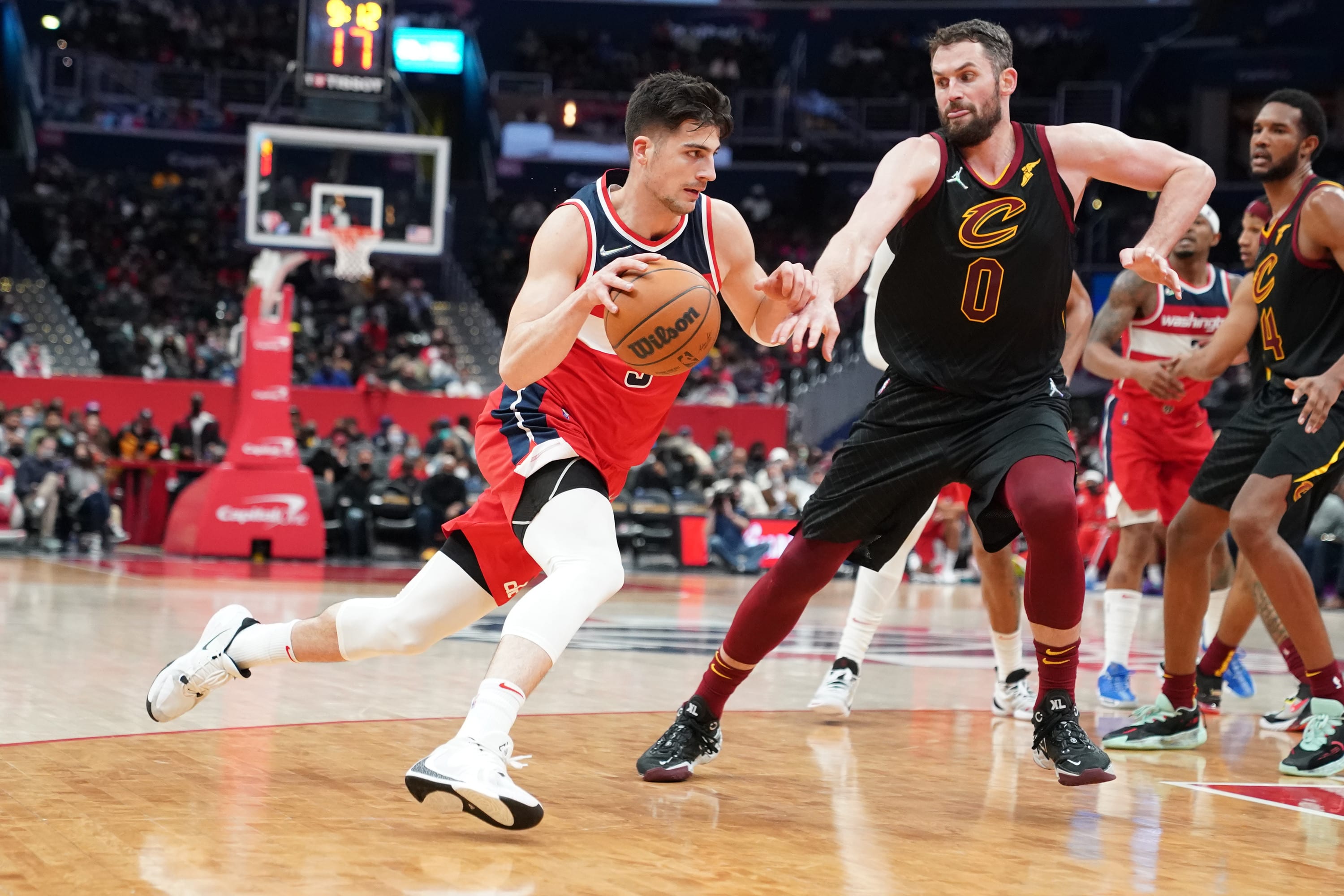 דני אבדיה, וושינגטון וויזארדס, מול קווין לאב, קליבלנד קאבלירס