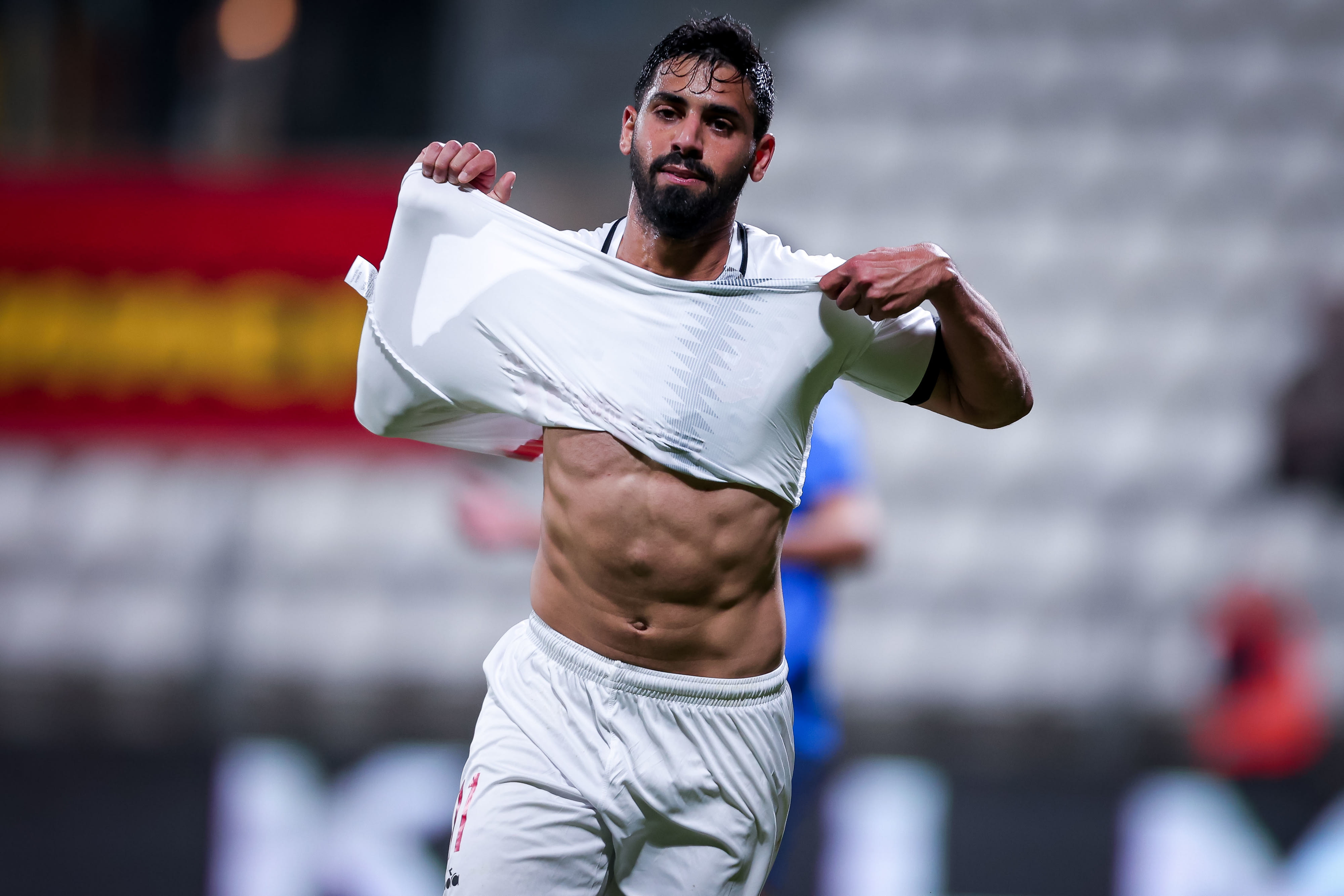 נס זמיר שחקן הפועל חיפה חוגג שער