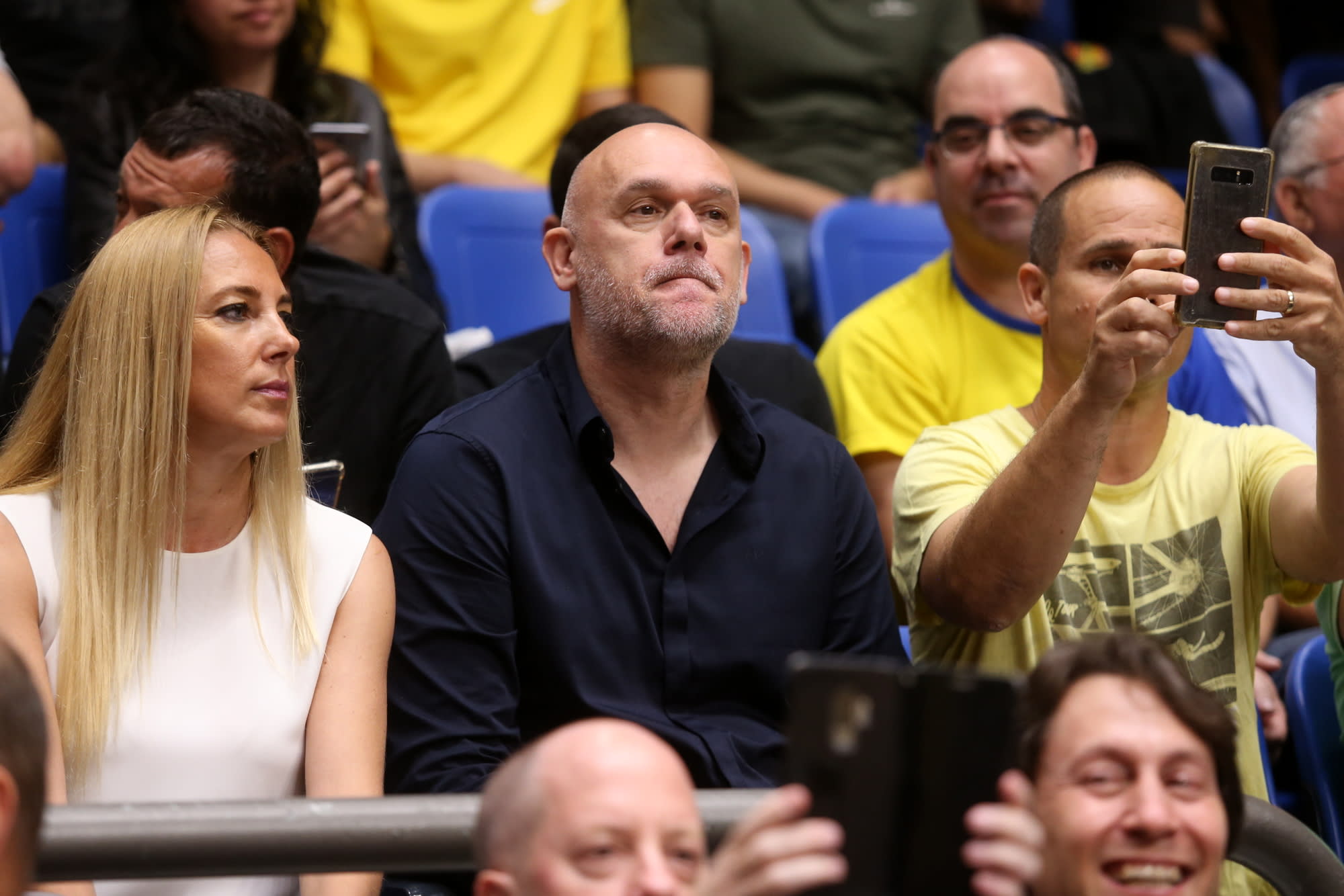 נבן ספאחיה מאמן כדורסל קרואטי במהלך המשחק בין מכבי תל אביב לבין מכבי ראשון לציון