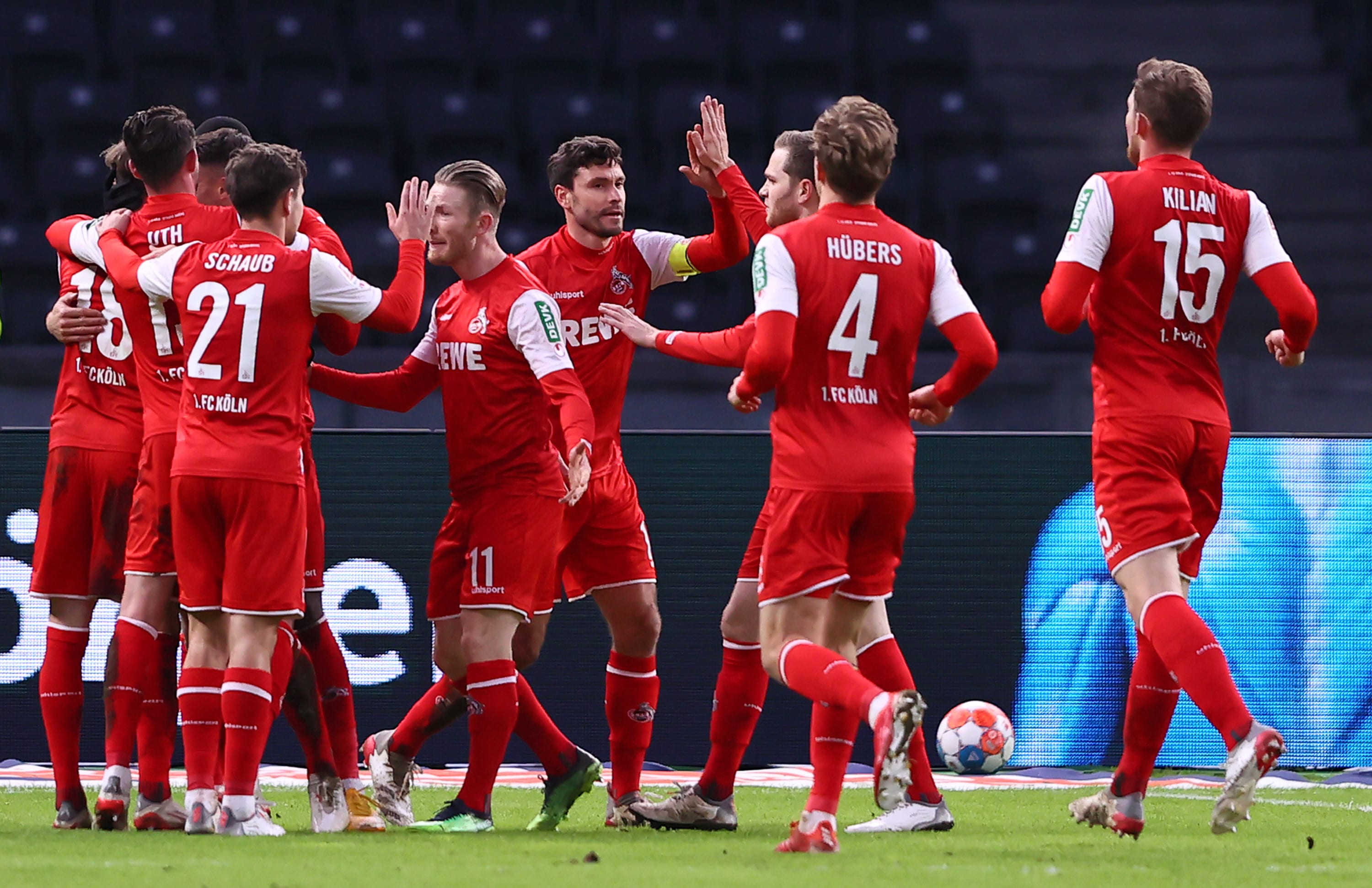 שחקני פ.צ. קלן חוגגים