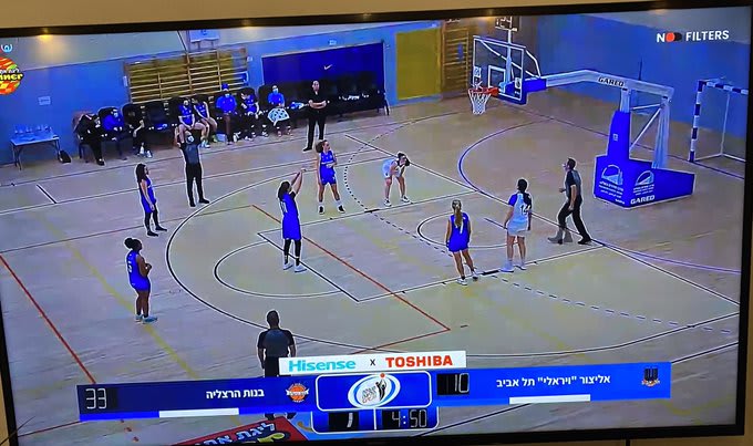 שחקניות אליצור תל אביב מול בנות הרצליה