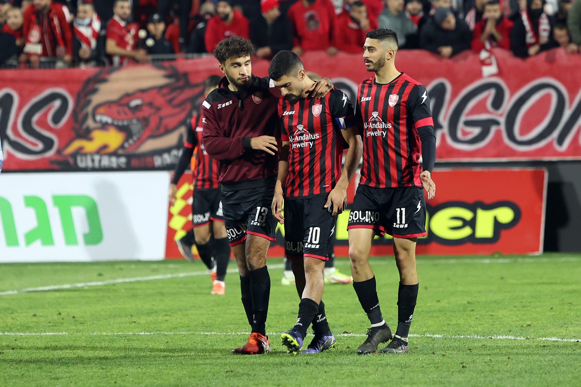 שחקני הפועל אום אל פאחם מאוכזבים