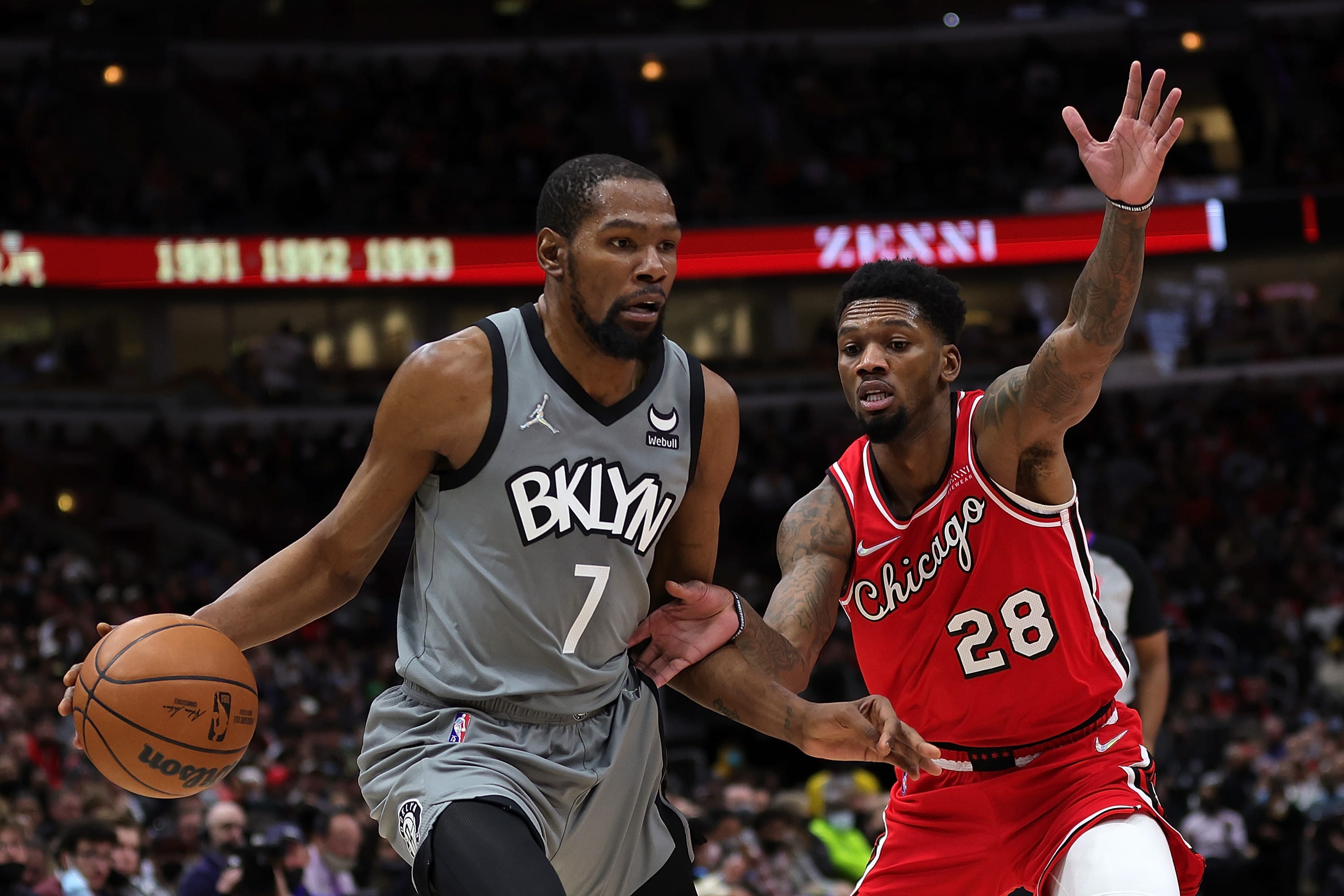 קווין דוראנט, ברוקלין נטס, מול שיקגו