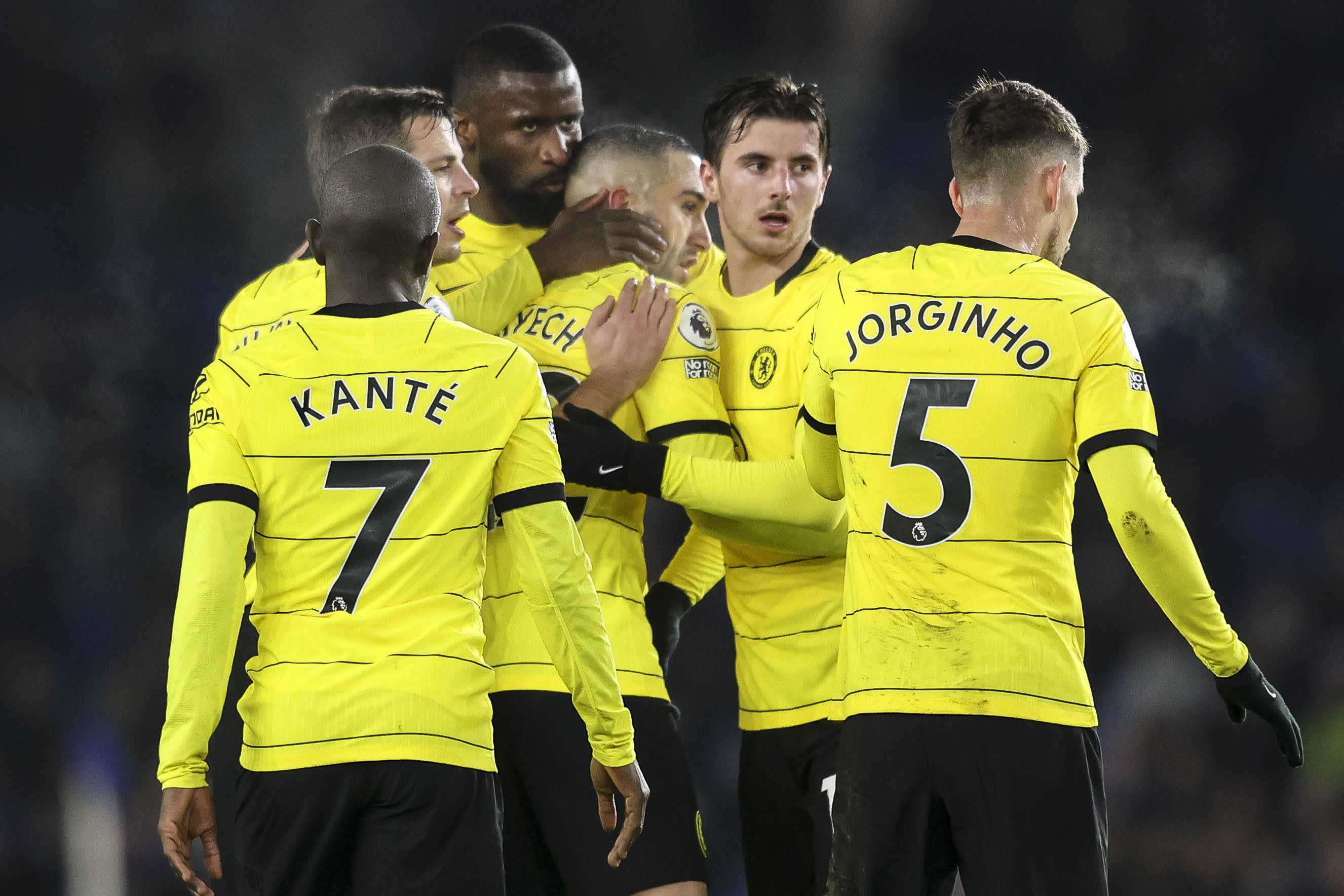 שחקן צ'לסי חכים זייש לא חוגג אחרי השער שכבש