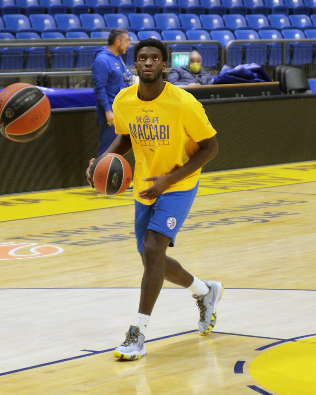 קיירי תומאס באימון מכבי תל אביב