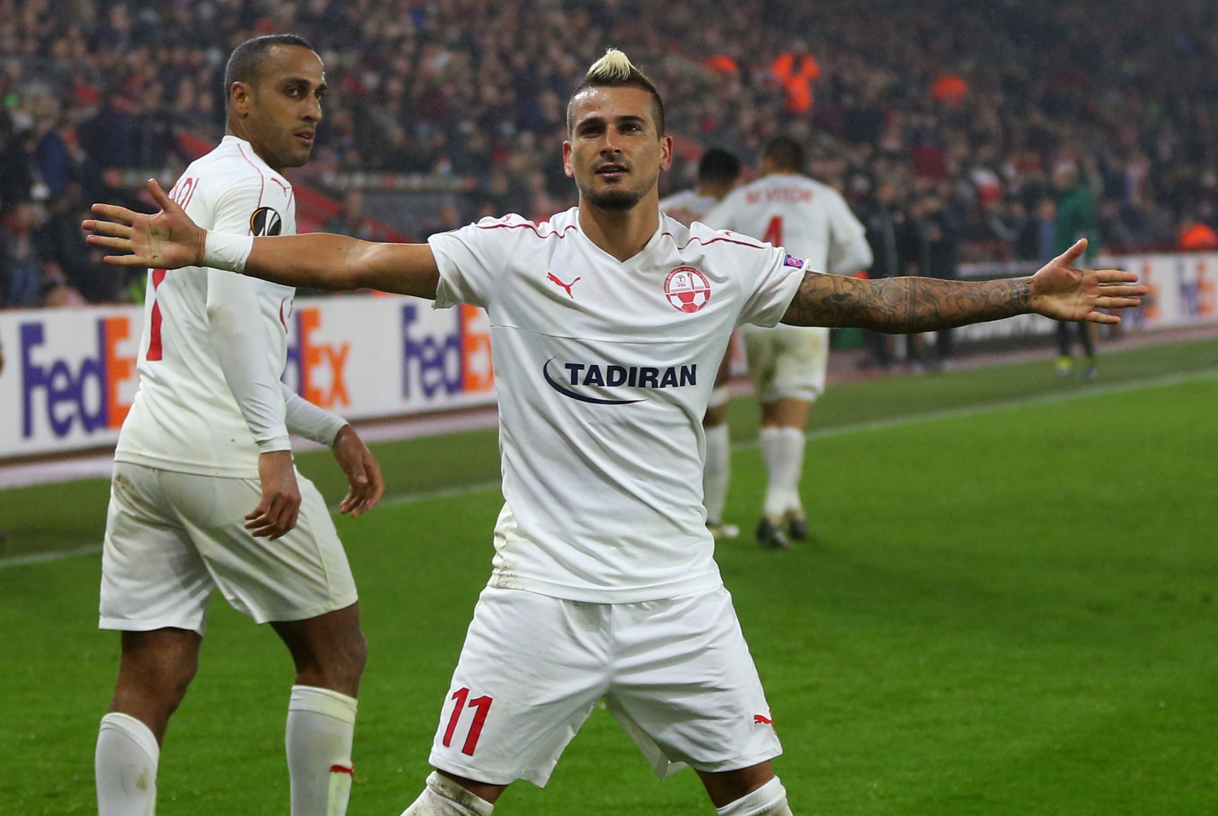 מאור בוזגלו, שחקן הפועל באר שבע לשעבר נגד סאות'המפטון