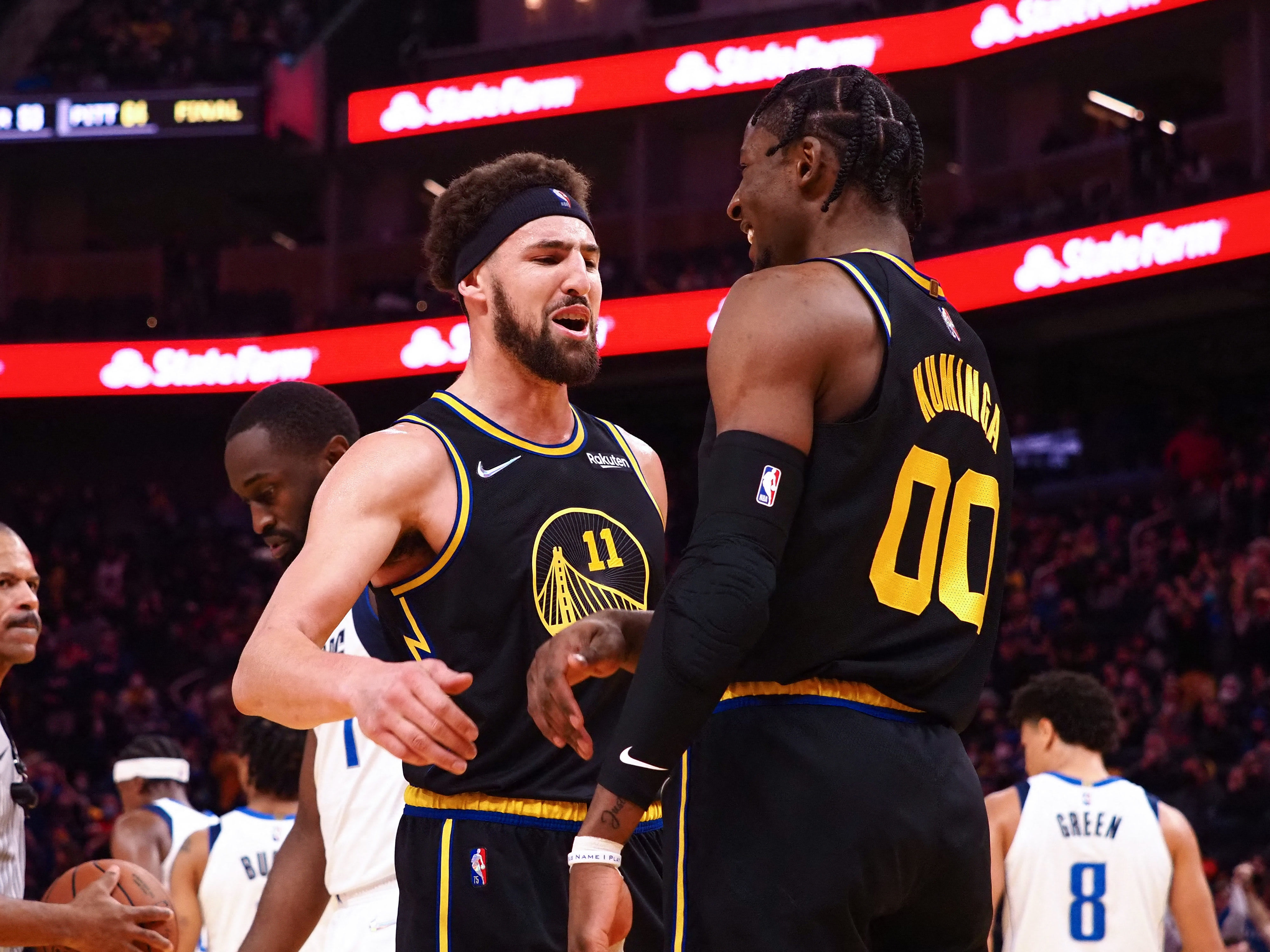 קליי תומפסון, ג'ונתן קומינגה, גולדן סטייט ווריירס