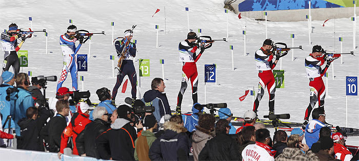 אולימפיאדת החורף, ונקובר 2010, משתתפי ביאתלון