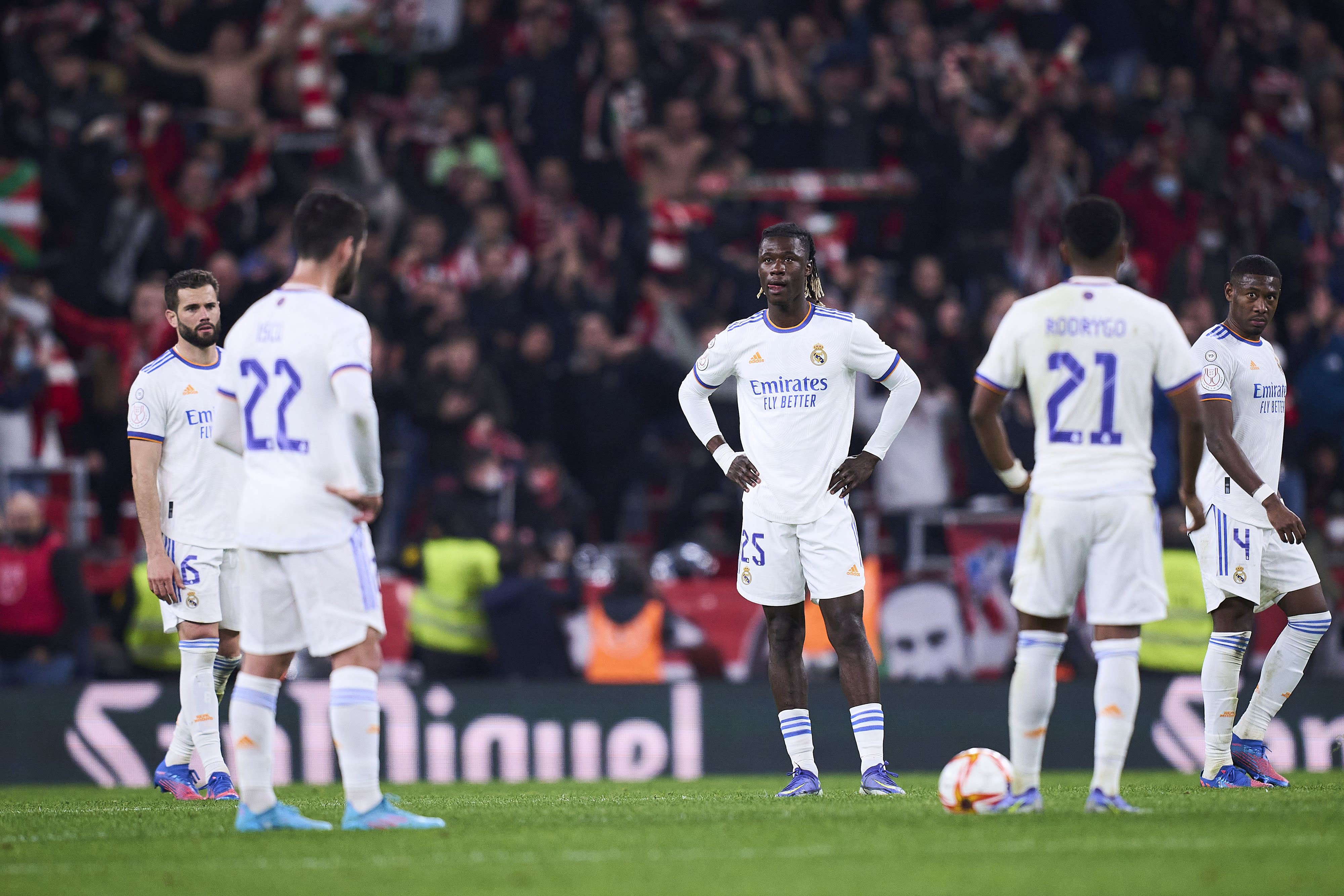 אדוארו קמאבינגה ושחקני ריאל מדריד מאוכזבים