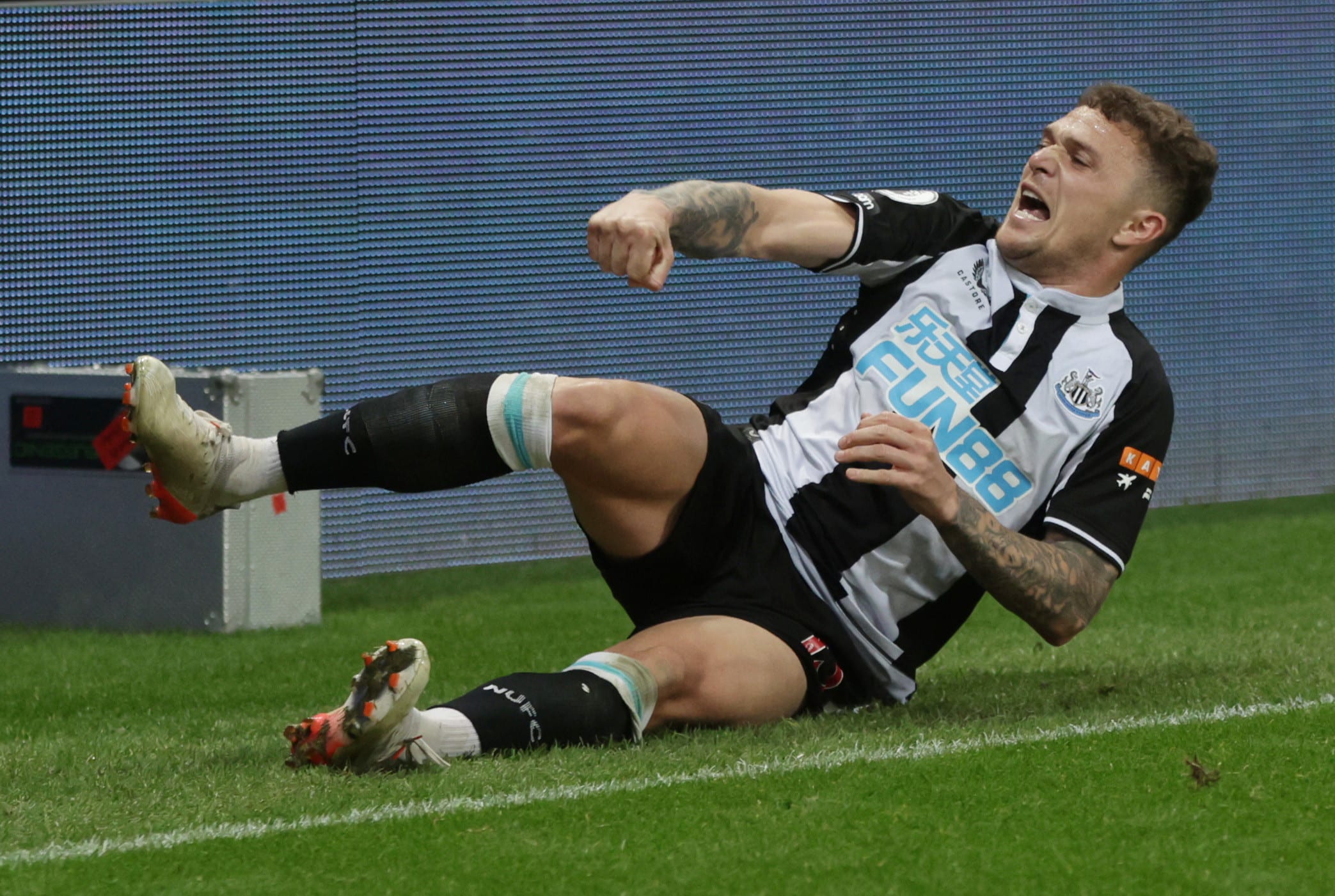 קירן טריפייר, שחקן ניוקאסל חוגג