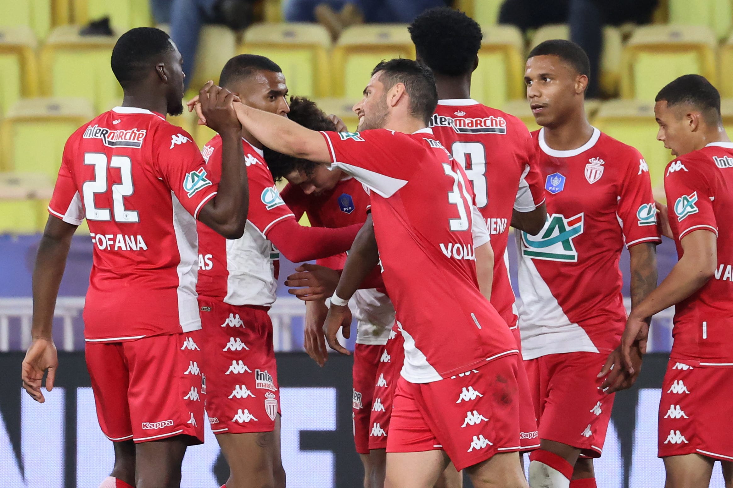 שחקני מונאקו חוגגים