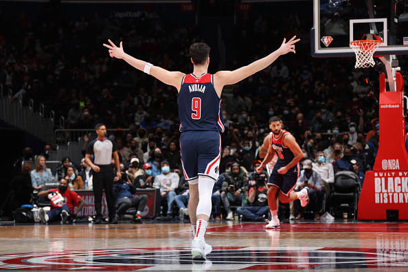 דני אבדיה, שחקן וושינגטון וויזארדס