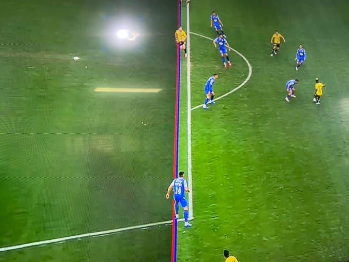 השער שנפסל במשחק של מכבי נתניה מול מכבי פתח תקוה