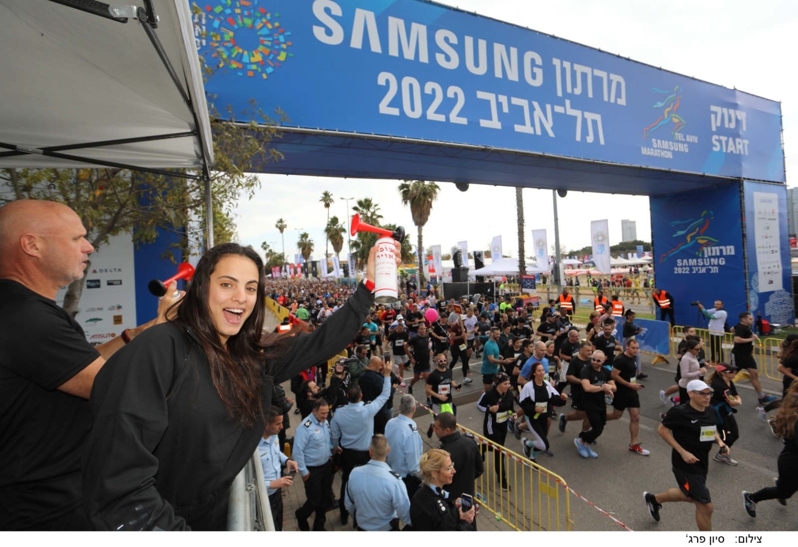 לינוי אשרם מזניקה את מרתון תל אביב