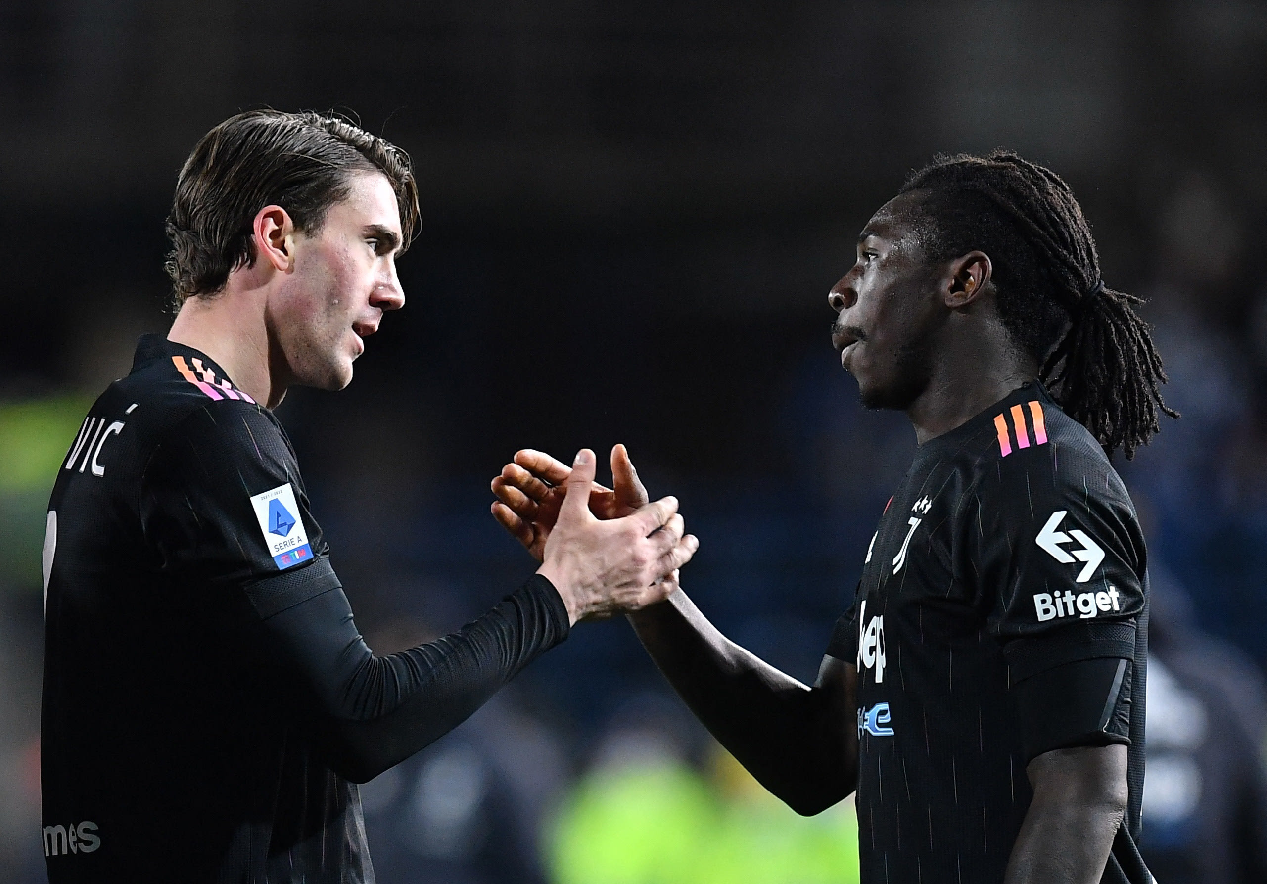 יובנטוס חוגגת, מואיז קן עם דושאן ולאחוביץ'