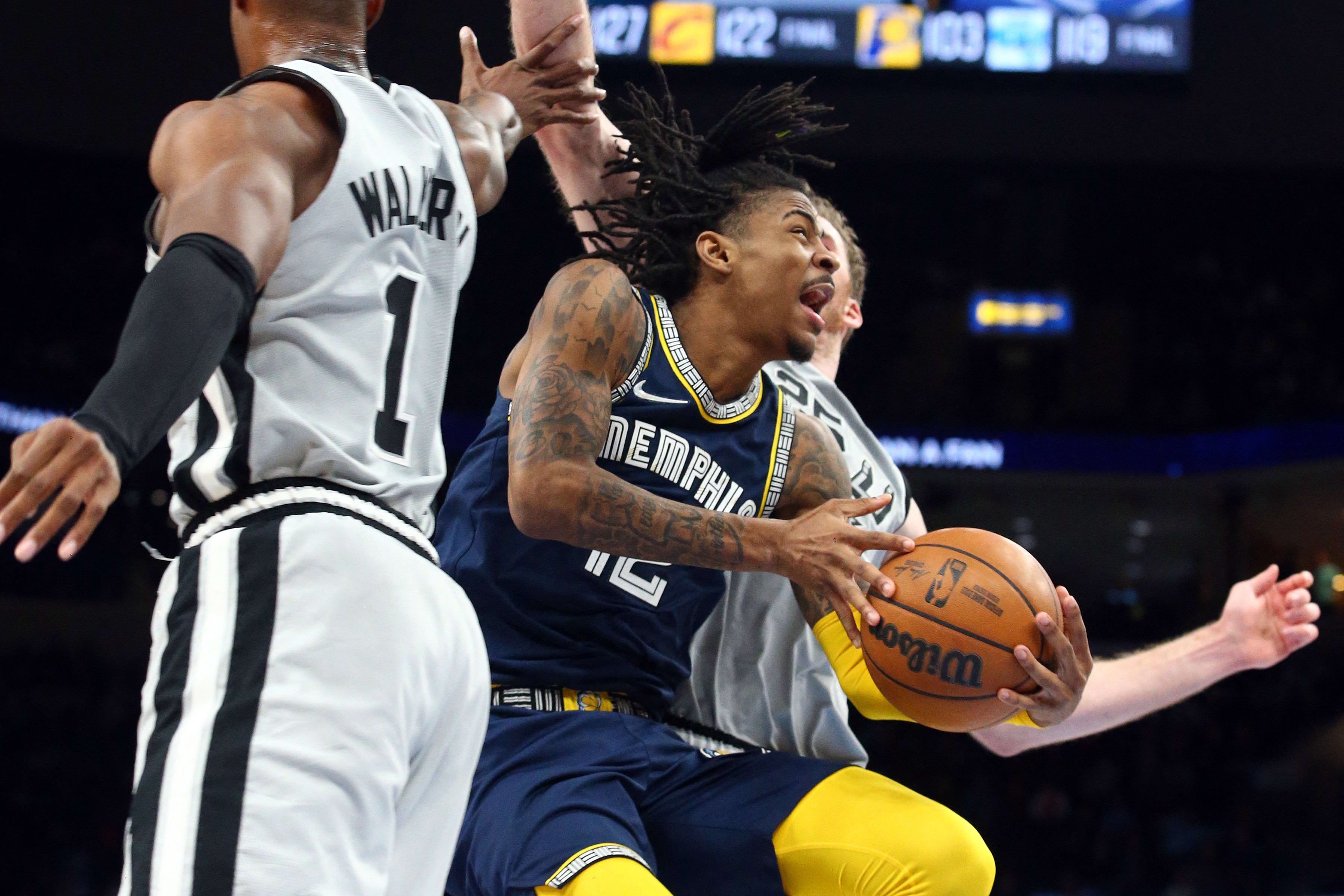 ג'ה מוראנט, שחקן ממפיס גריזליס