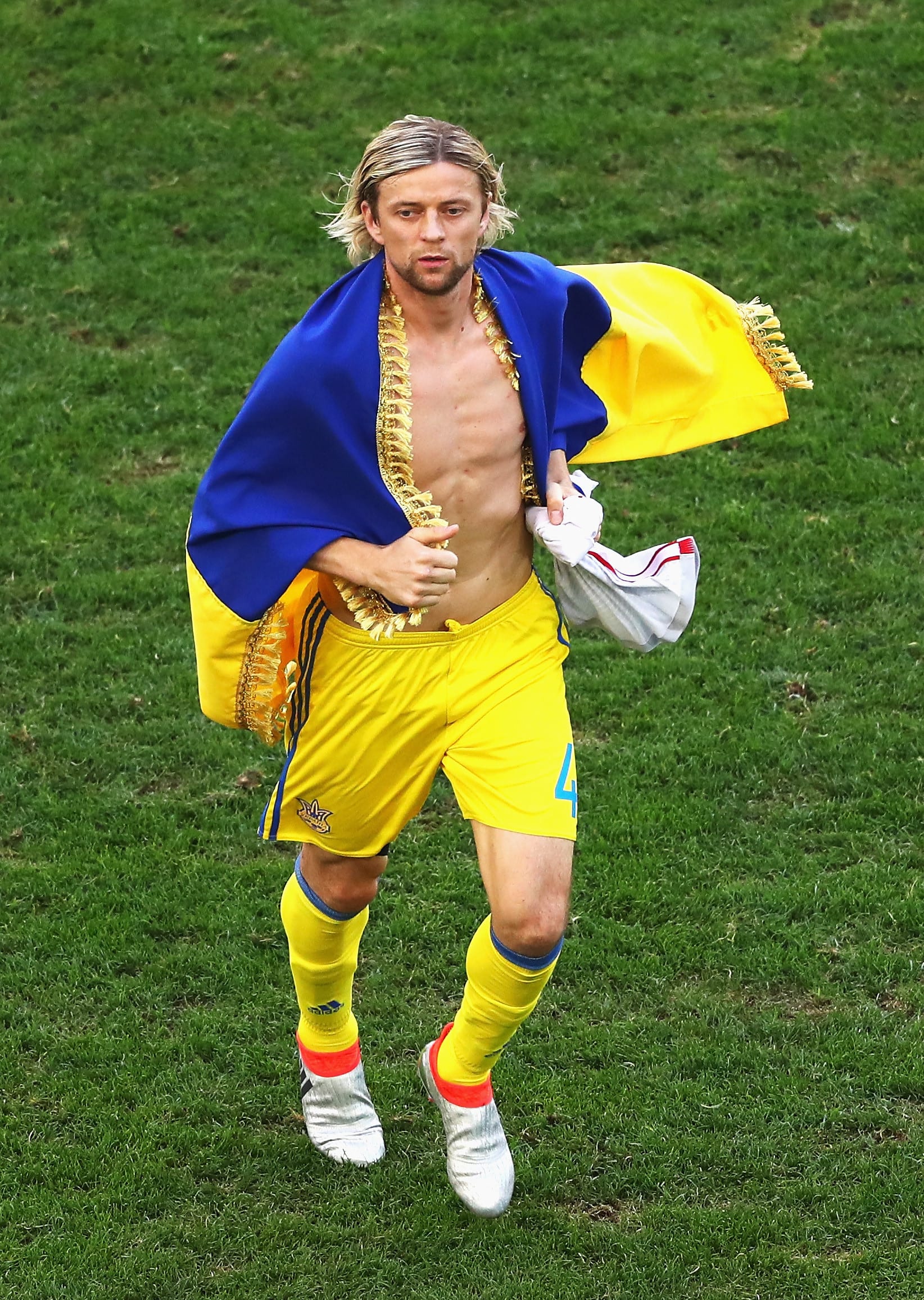 אנטולי טימושצ'וק במדי נבחרת אוקראינה ב-2016