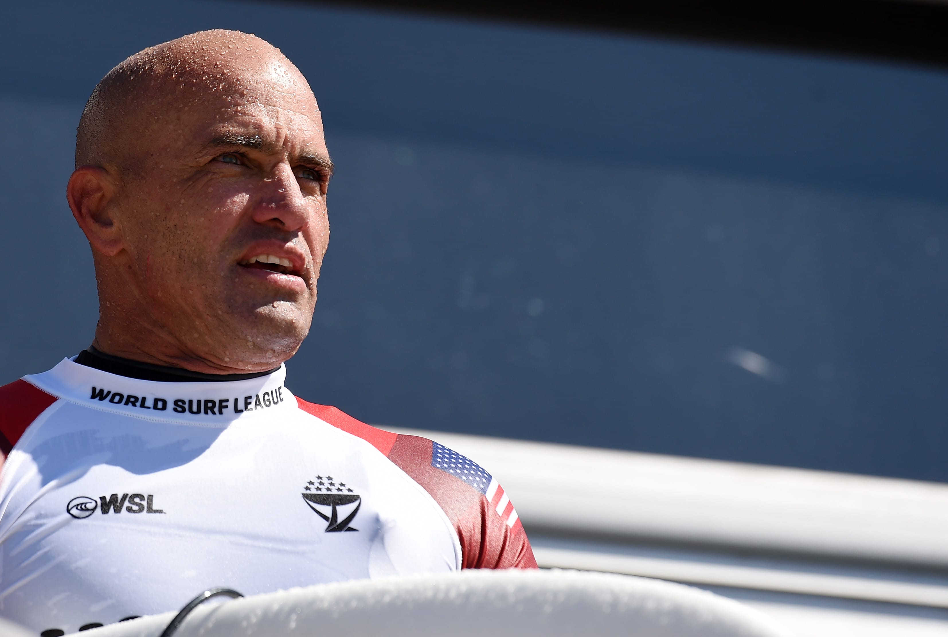 קלי סלייטר בתחרות גלישה בפניש פורטוגל