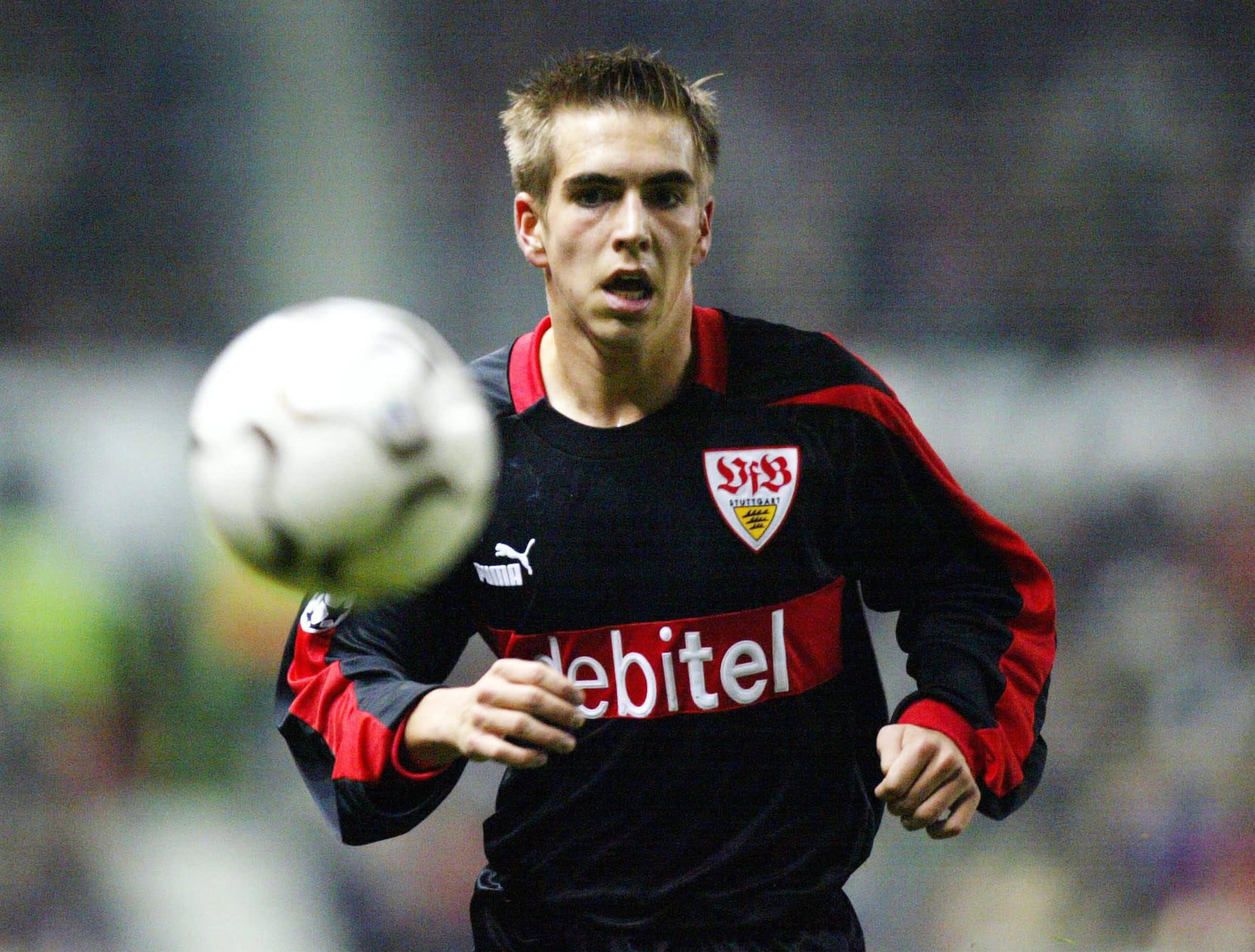 פיליפ לאהם שחקן שטוטגרט נגד מנצ'סטר יונייטד ב-2003