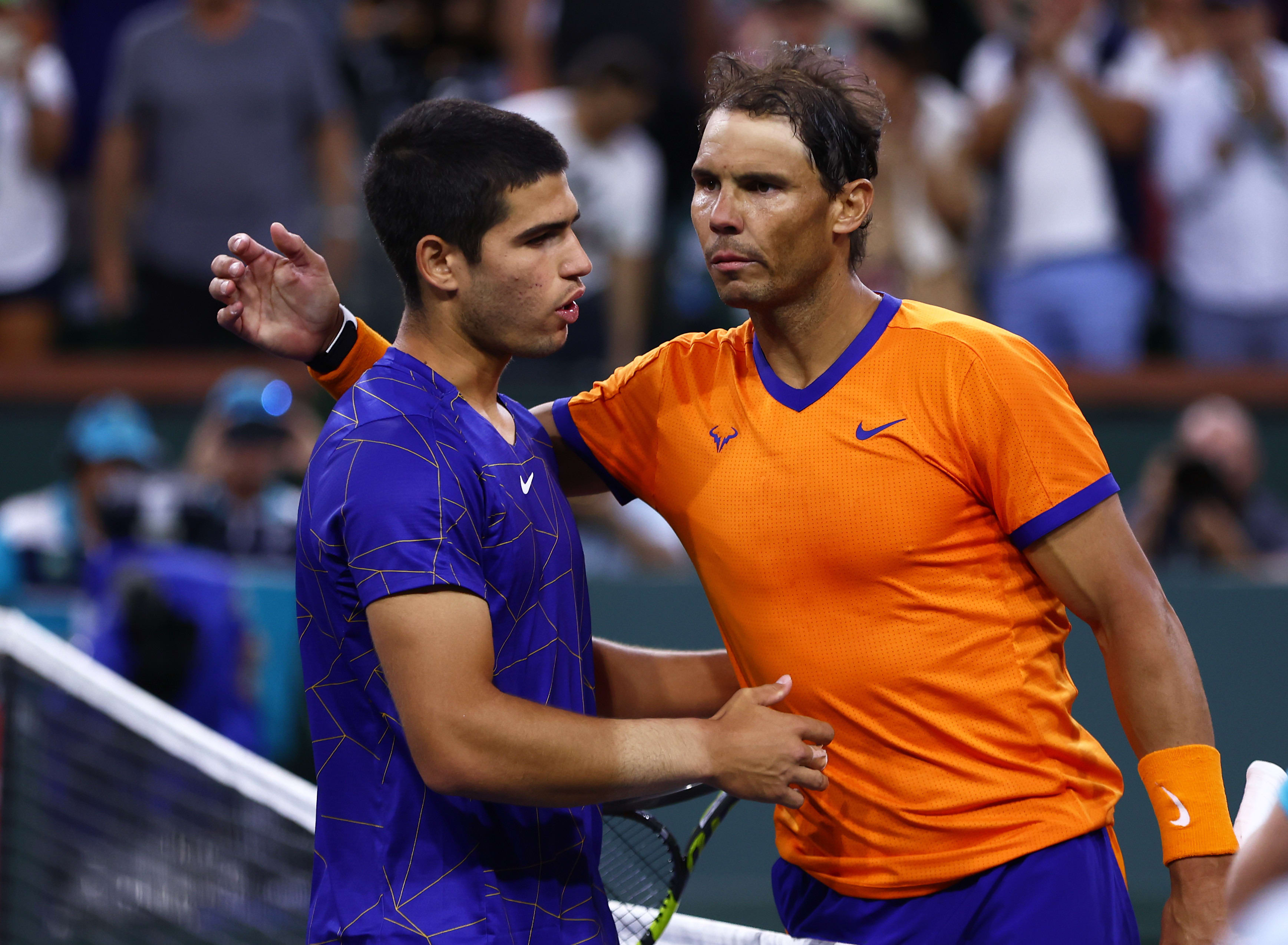 רפאל נדאל עם קרלוס אלקראס, טניסאים ספרדים